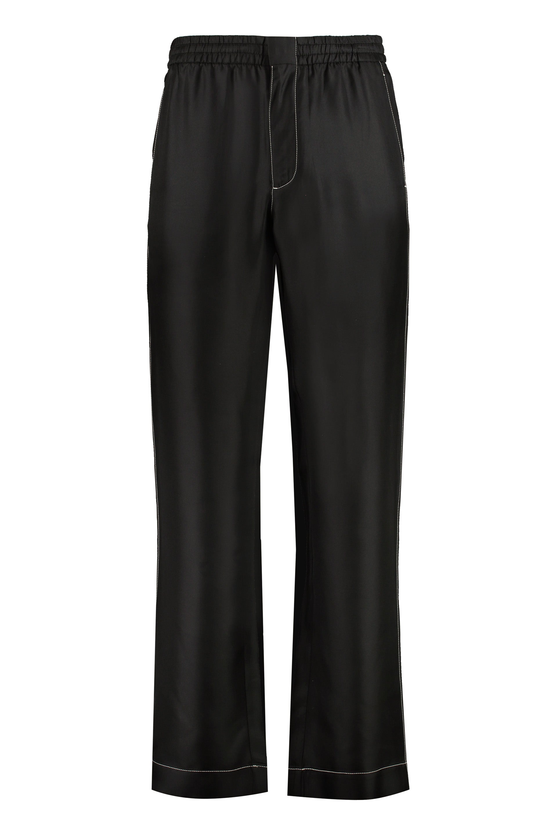 PRADA Silk Drawstring Trousers