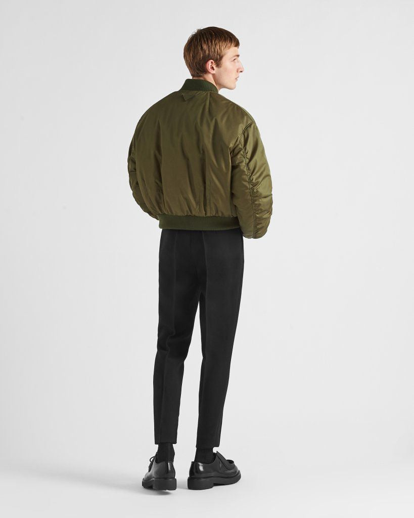 PRADA Men's Gabardine Trousers - FW23 Collection