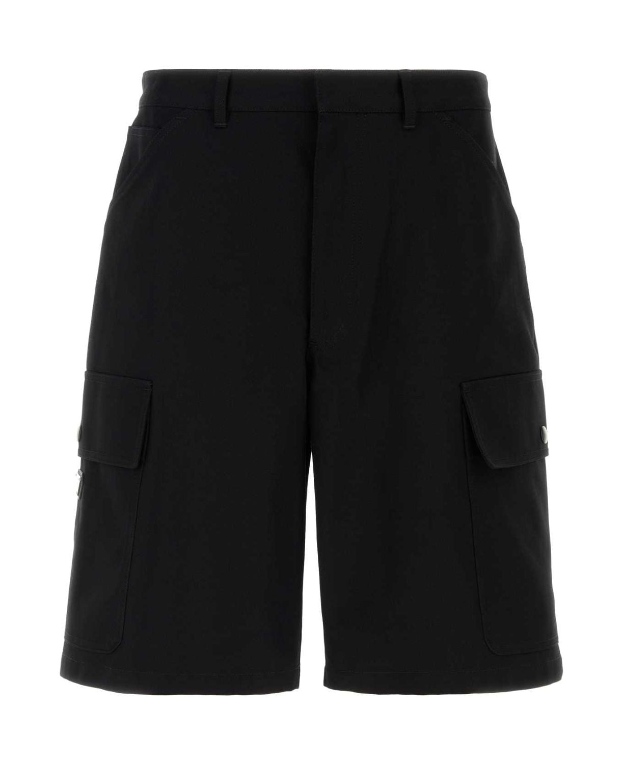 PRADA Men's Cotton Bermuda Shorts - SS25 Collection