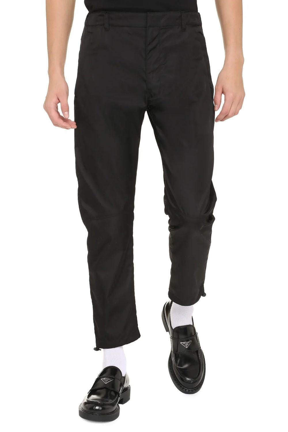 PRADA Re-Nylon Trousers with Logo