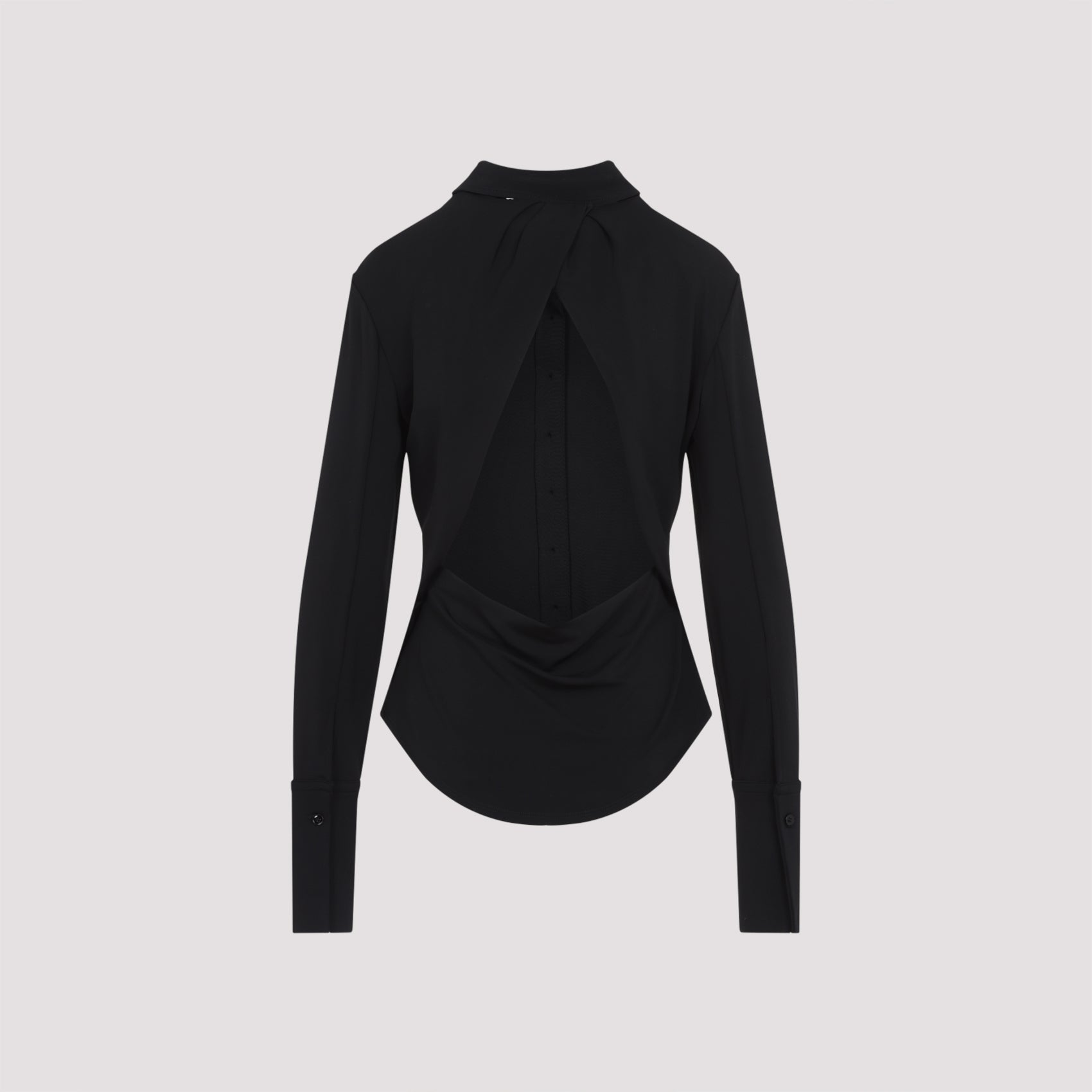 SPORTMAX Elegant Black Shirt for Women - Spring Summer 25