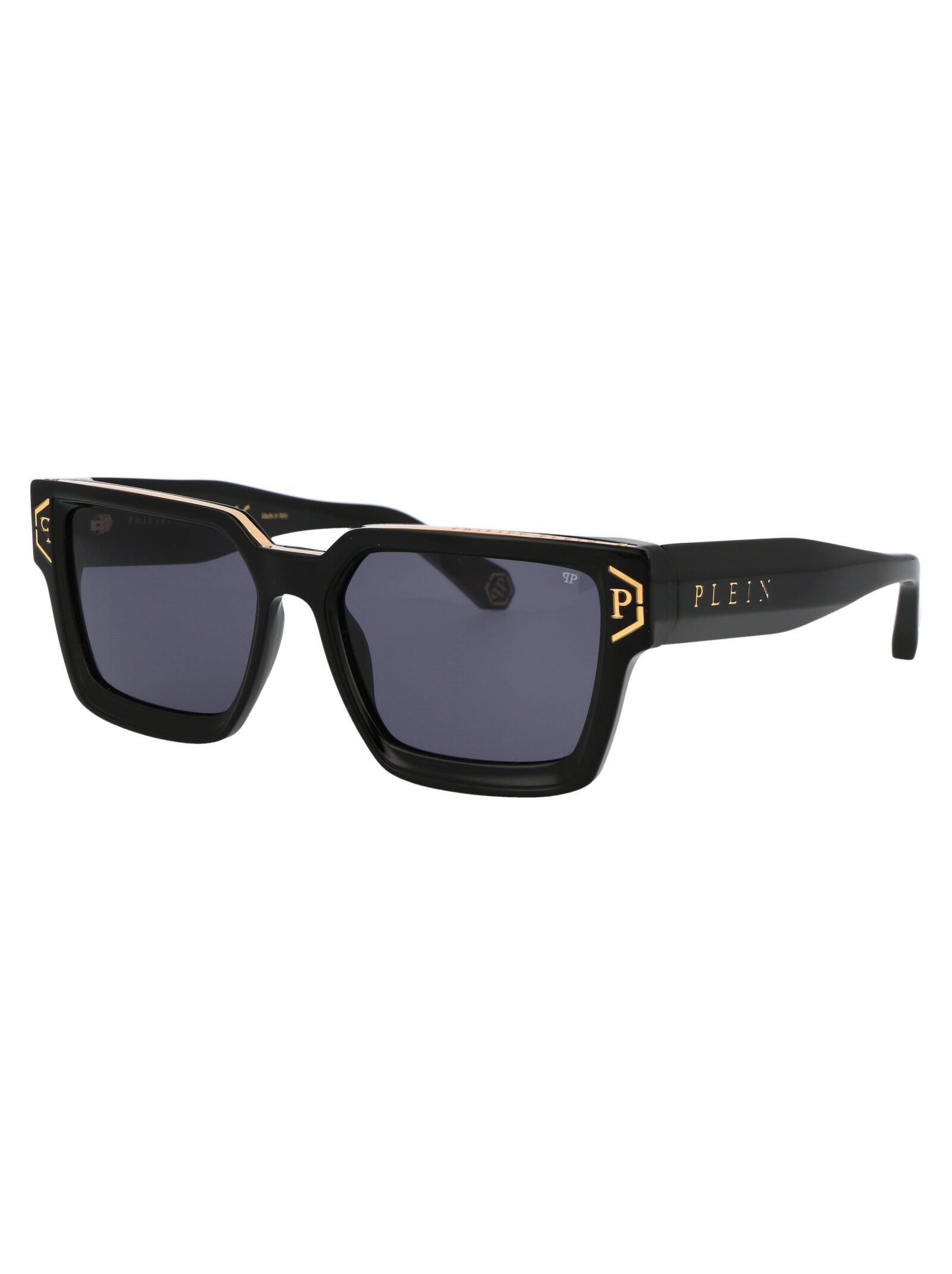 PHILIPP PLEIN Sleek Acetate Sunglasses for Men - Perfect for SS25