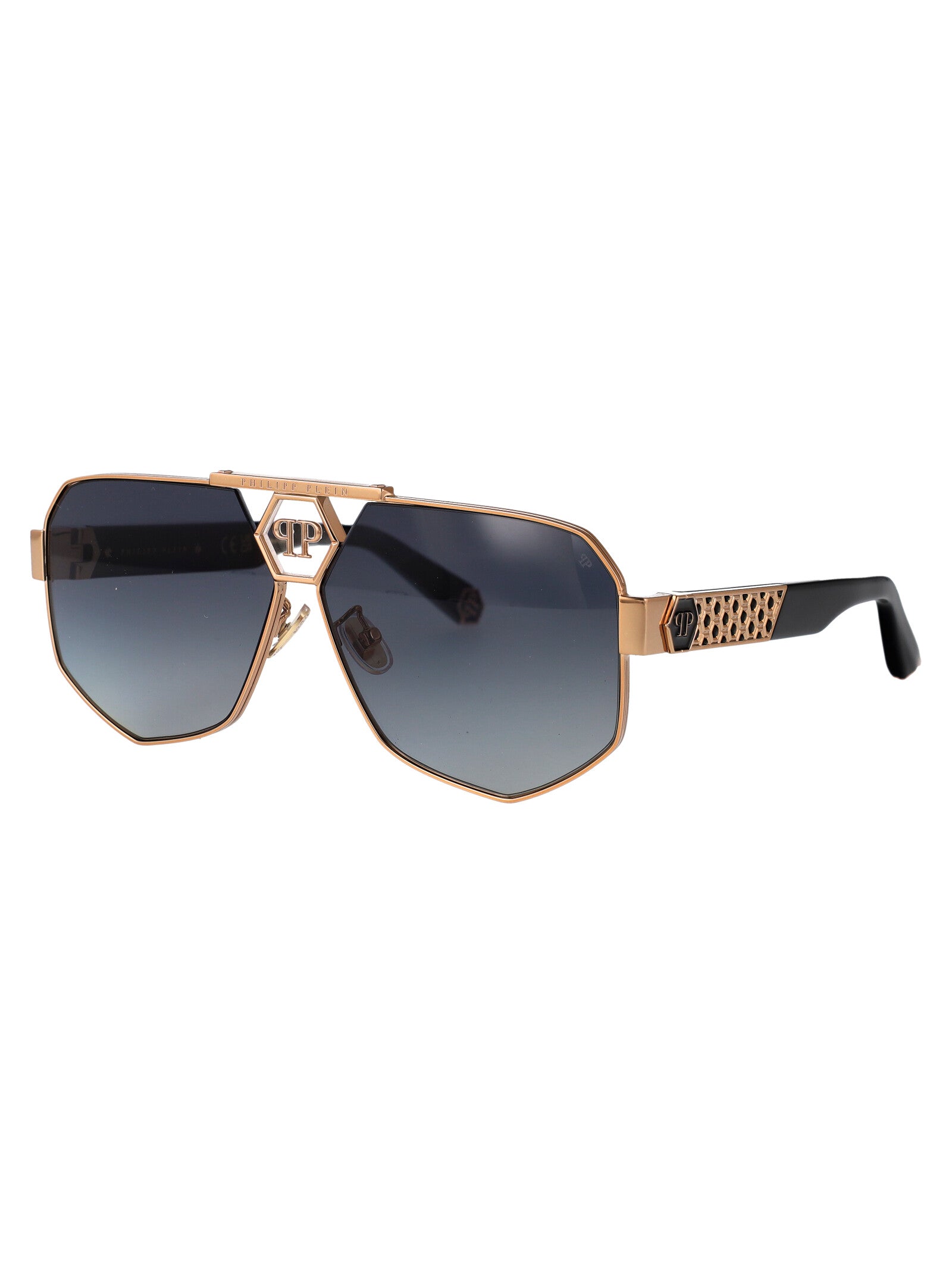 PHILIPP PLEIN Chic Acetate and Metal Sunglasses for Women