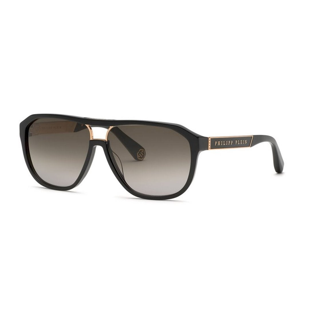 PHILIPP PLEIN Acetate and Metal Military-Inspired Sunglasses for Women