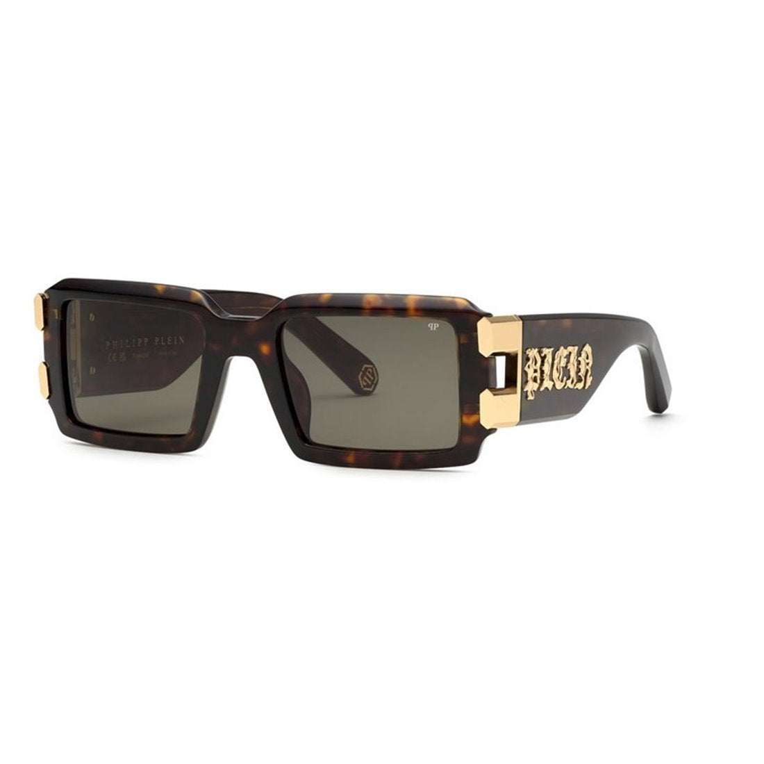 PHILIPP PLEIN Acetate Sunglasses with Plein Eagle Detail