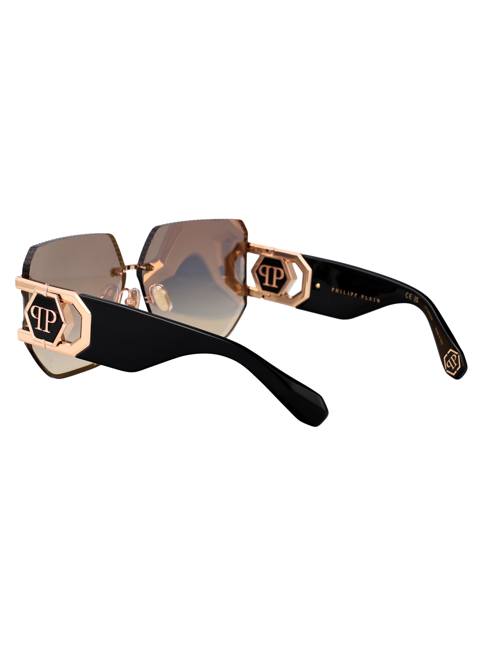 PHILIPP PLEIN Chic Acetate and Metal Sunglasses for Women