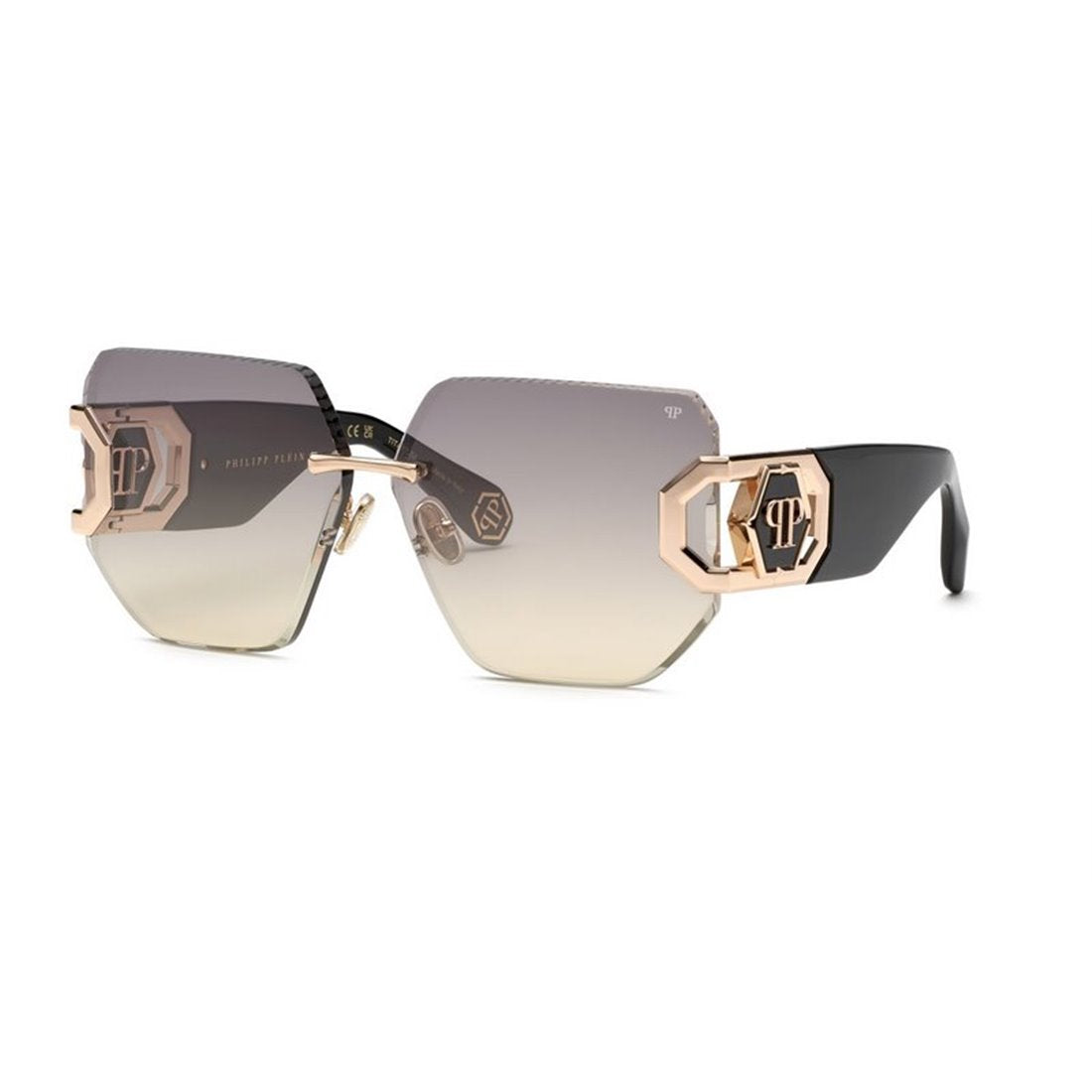 PHILIPP PLEIN Chic Acetate and Metal Sunglasses for Women