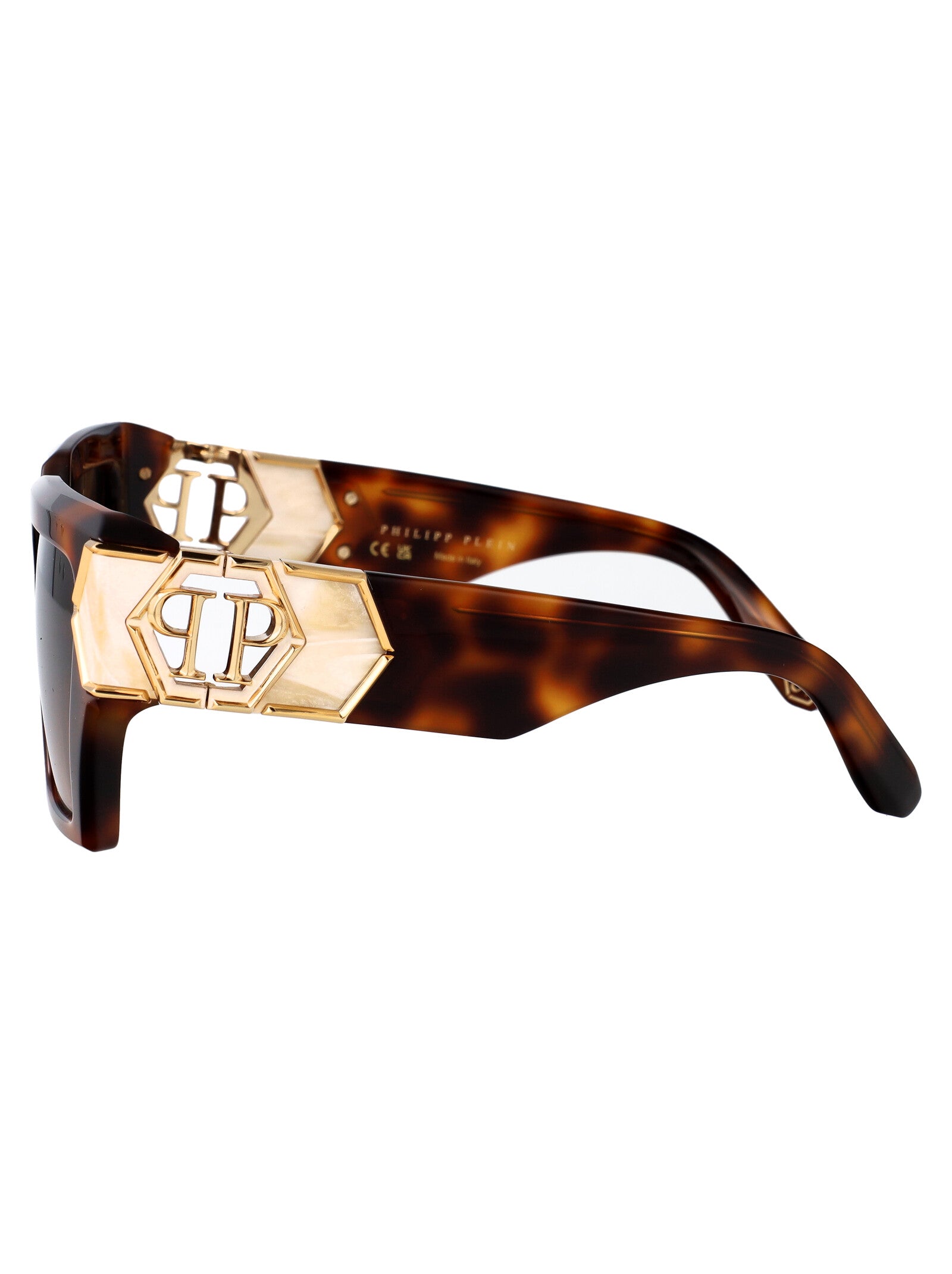 PHILIPP PLEIN Chic Acetate and Metal Sunglasses for Women