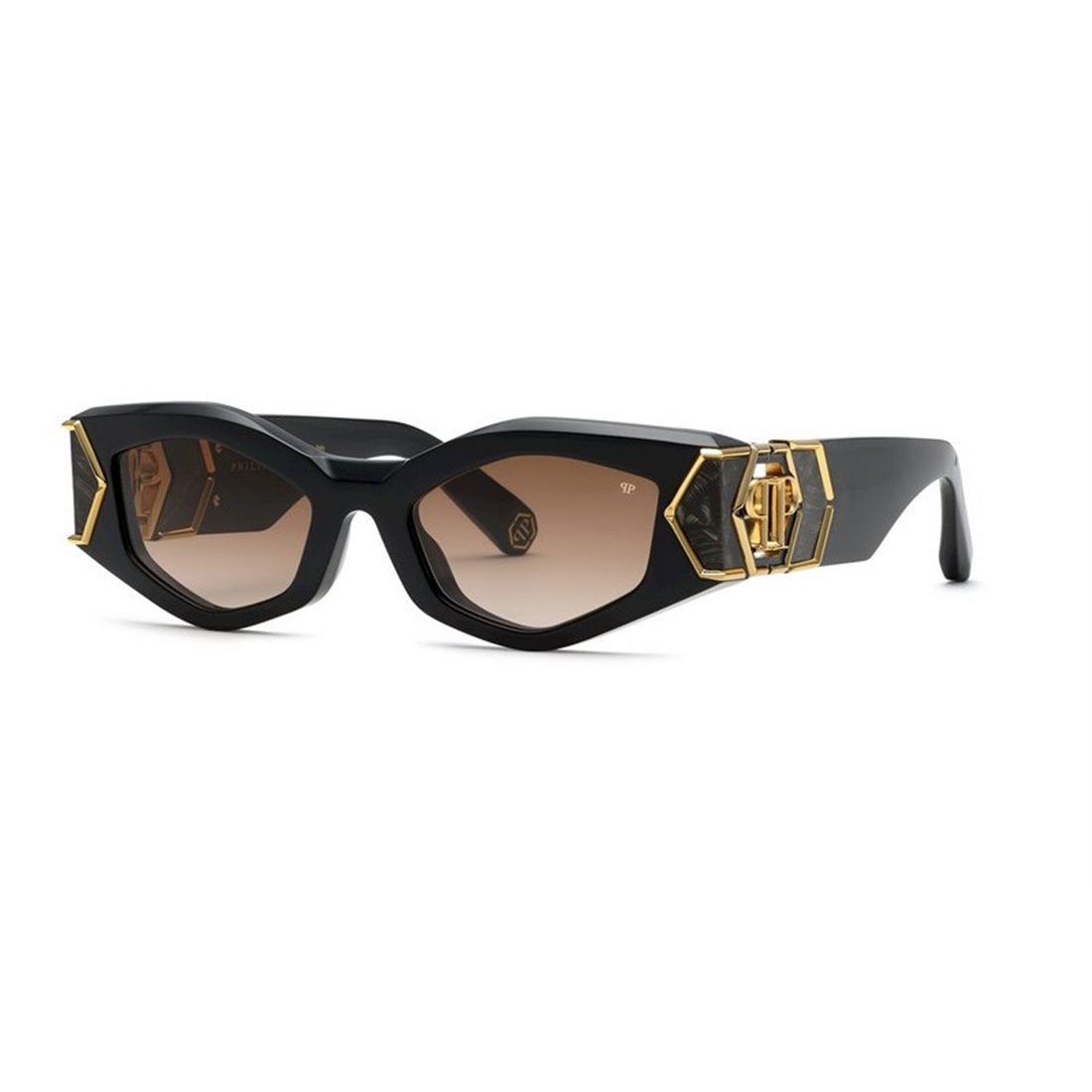 PHILIPP PLEIN Chic Acetate and Metal Sunglasses for Women