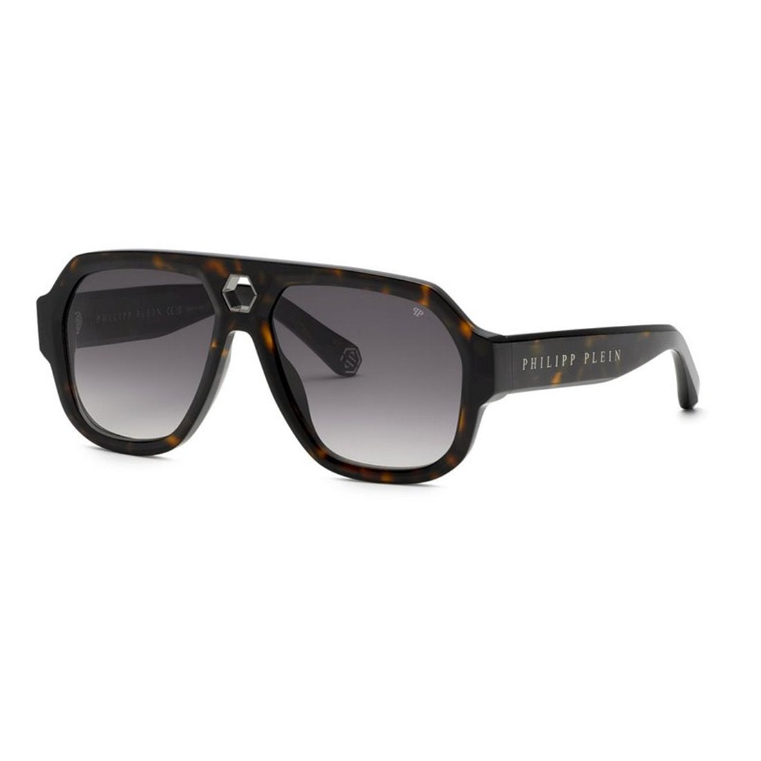PHILIPP PLEIN Men's Shiny Frame Sunglasses