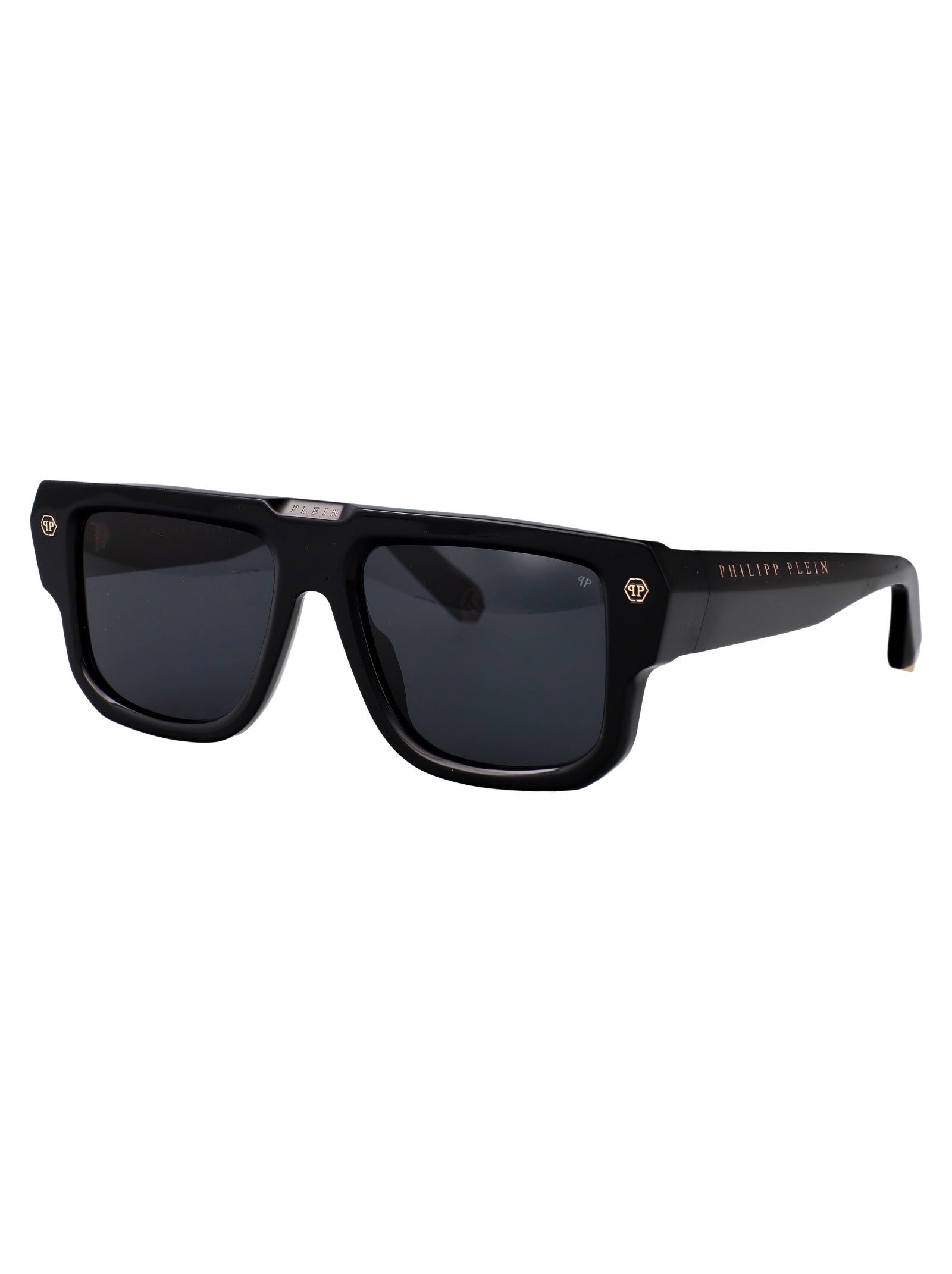 PHILIPP PLEIN Hexagon Camouflage Acetate Sunglasses for Men