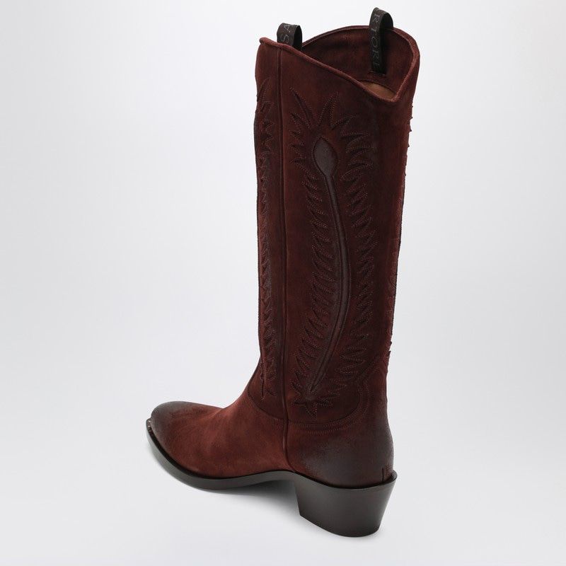 SARTORE Frida Western Boot - Women's Suede Leather Design