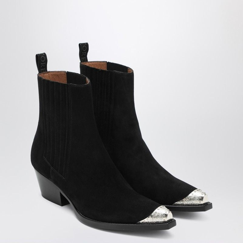SARTORE Western Style Wax Ankle Boot