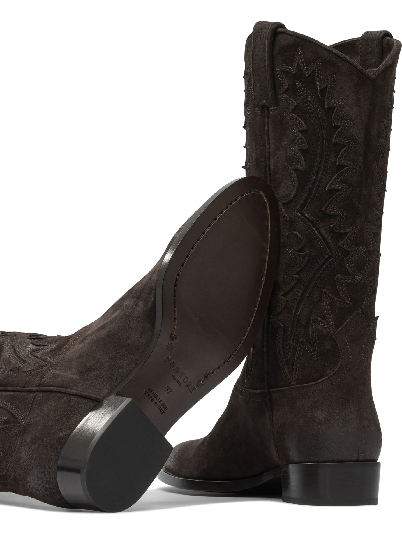 SARTORE Elegant Leather Boots for Women - FW25 Collection