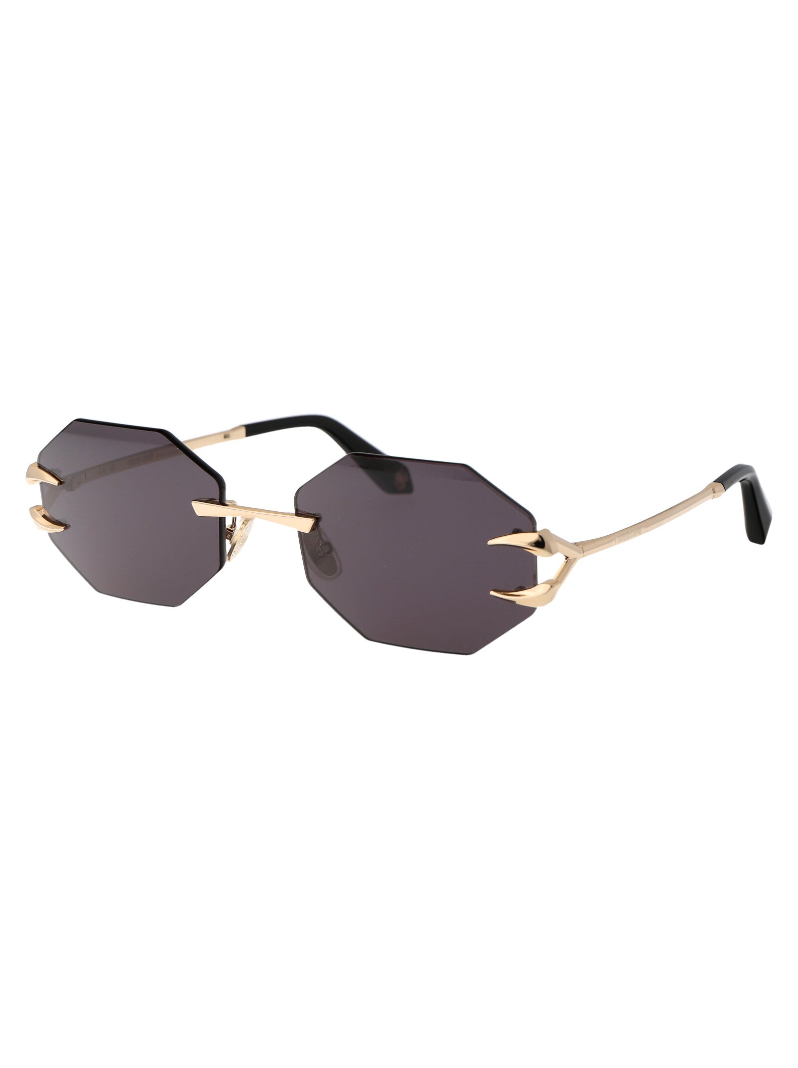 ROBERTO CAVALLI Gold Metal Unisex Sunglasses