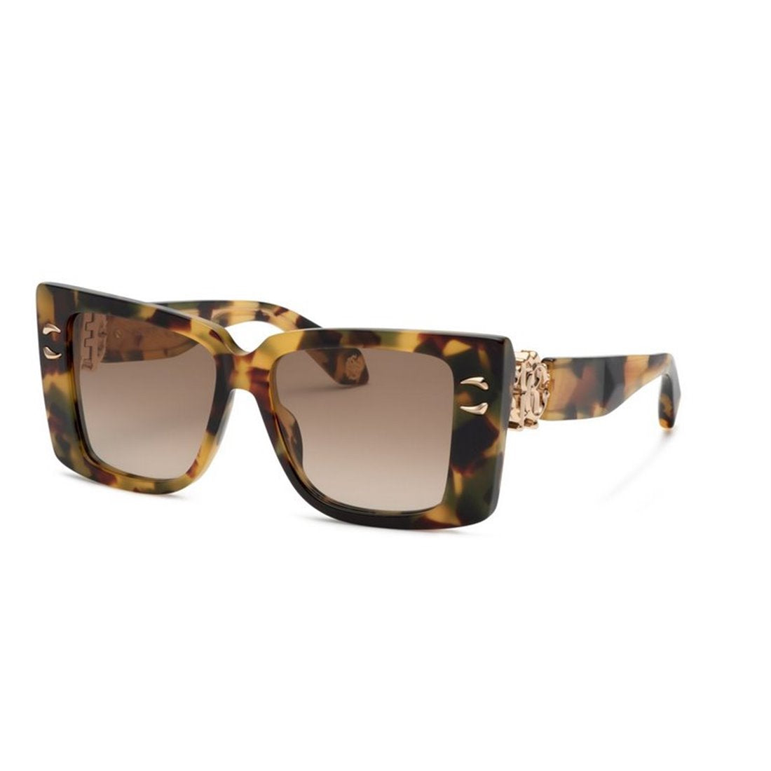 ROBERTO CAVALLI Chic Vintage Havana Sunglasses for Women