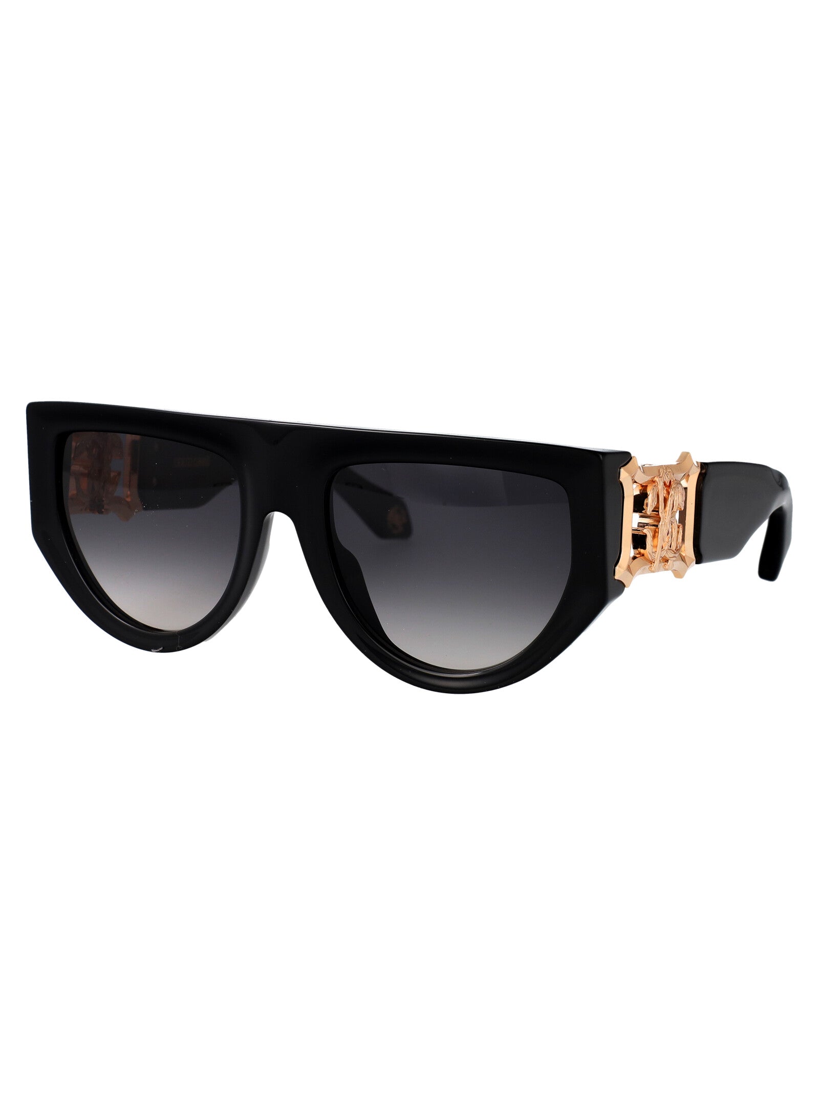 ROBERTO CAVALLI Sleek Acetate and Metal Sunglasses