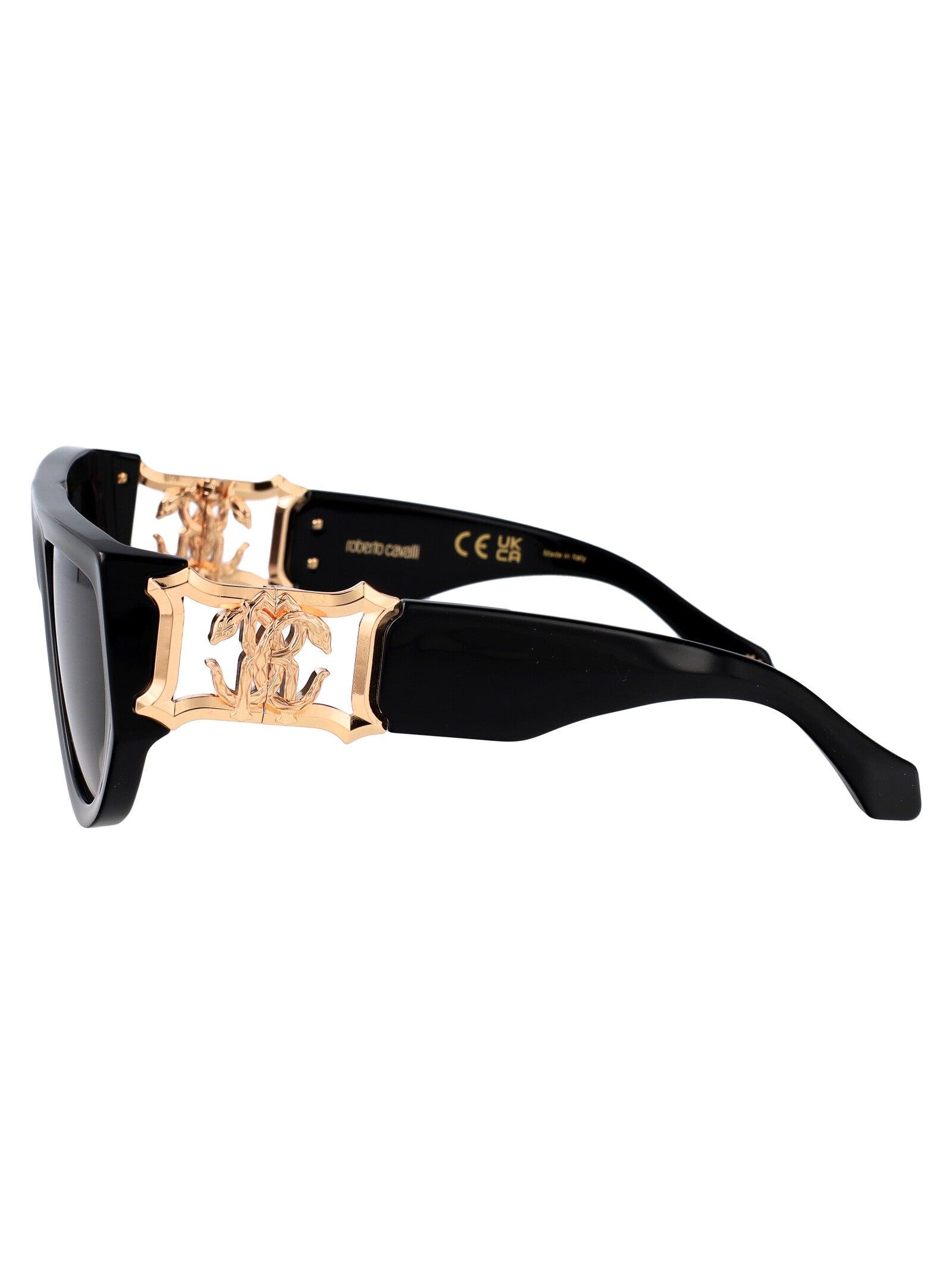 ROBERTO CAVALLI Sleek Acetate and Metal Sunglasses