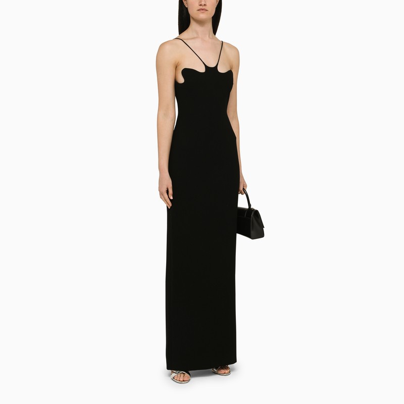 MONOT Elegant Long Dress with Slit for Women