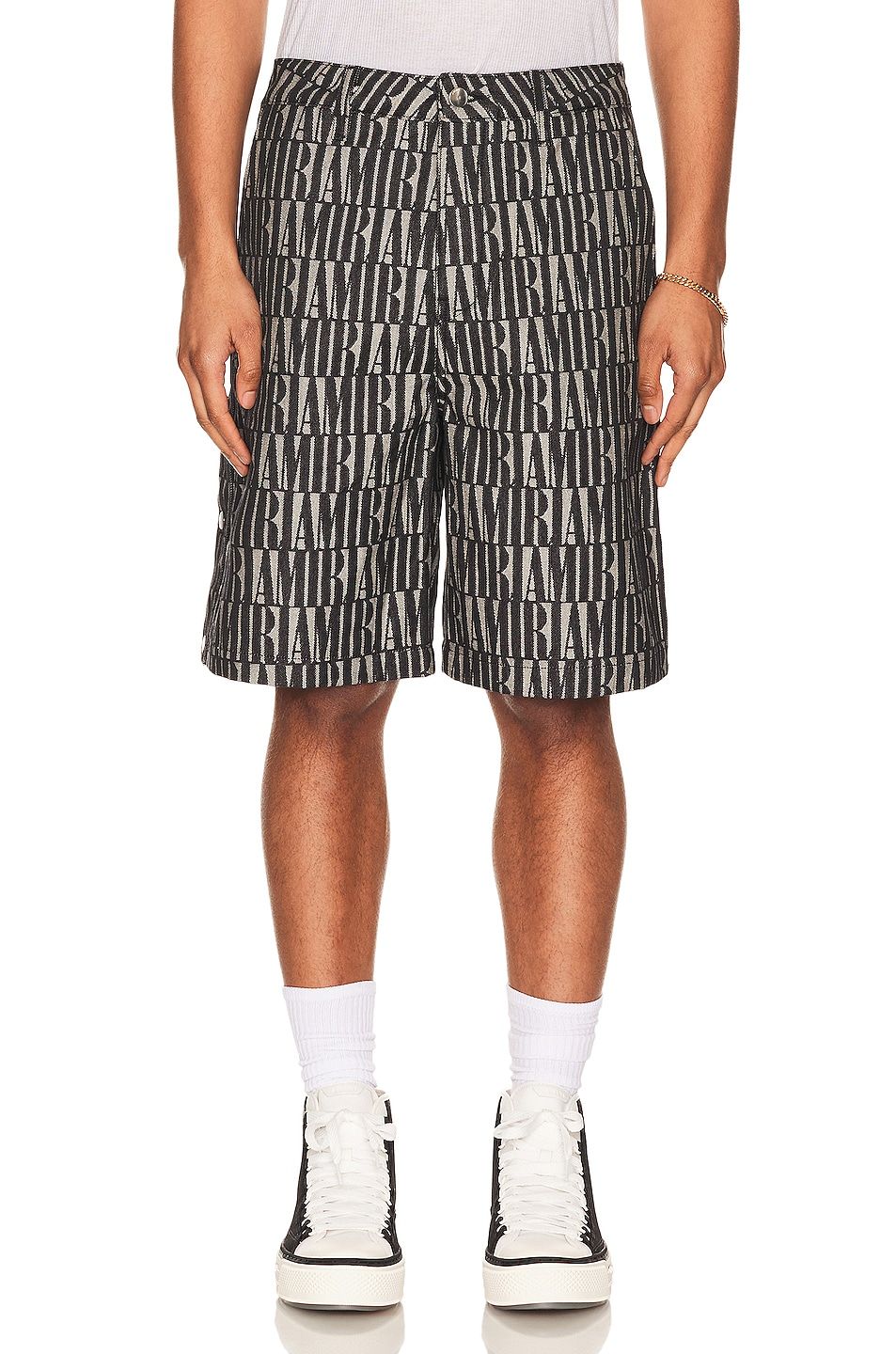 AMIRI Jacquard Snap-Off Shorts