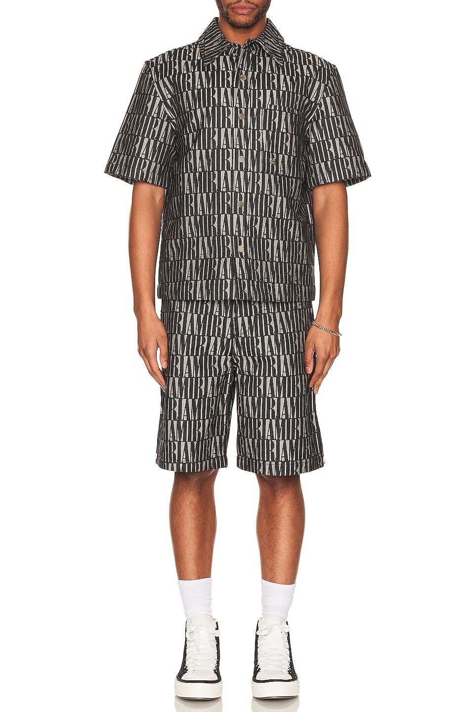 AMIRI Jacquard Snap-Off Shorts