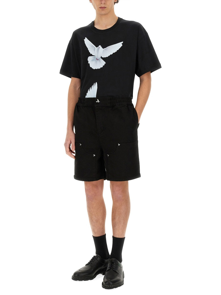 3PARADIS Men's Straight Fit Twill Shorts - Size 32