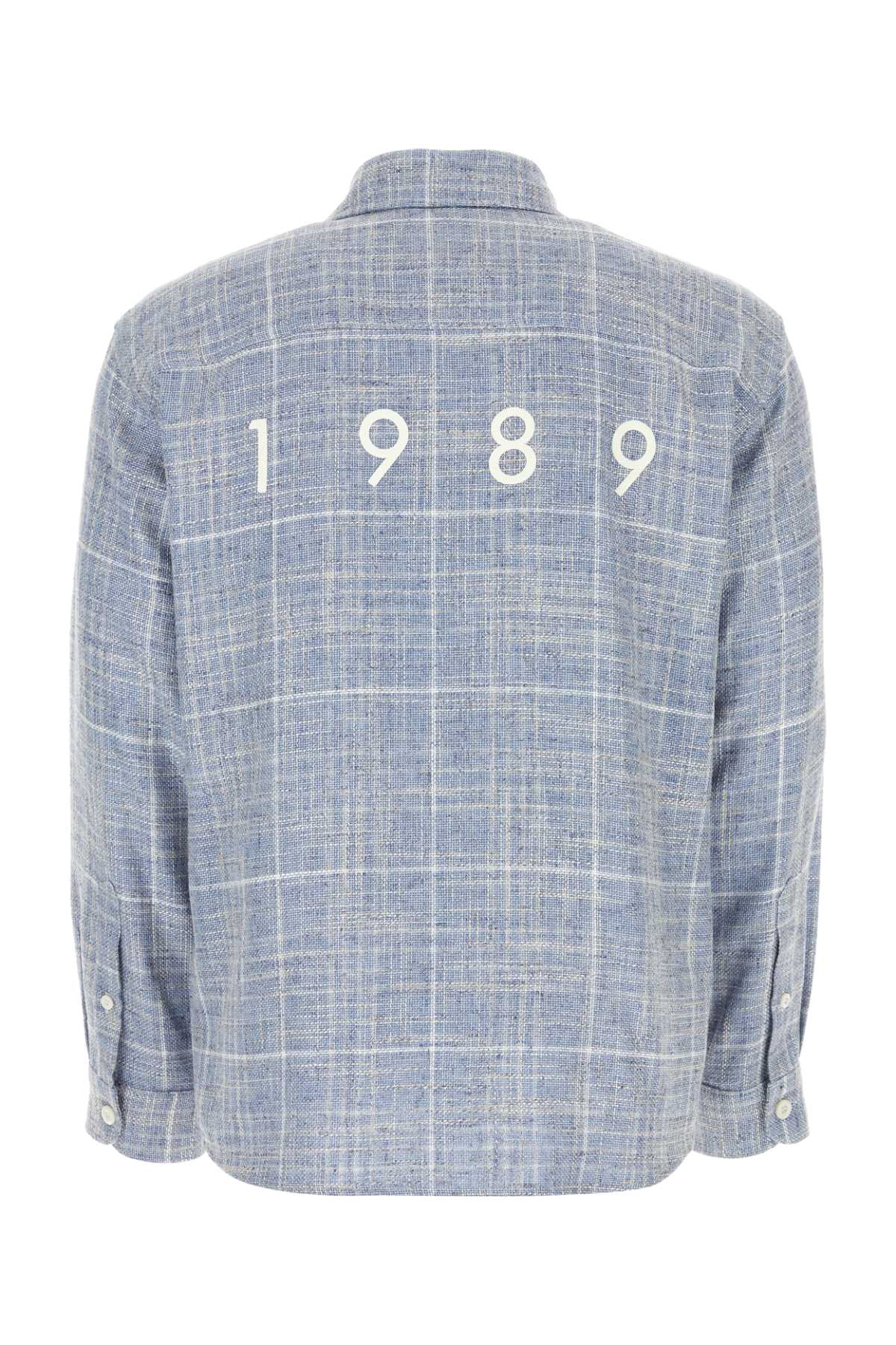 1989 STUDIO Checked Embroidered Flannel Shirt