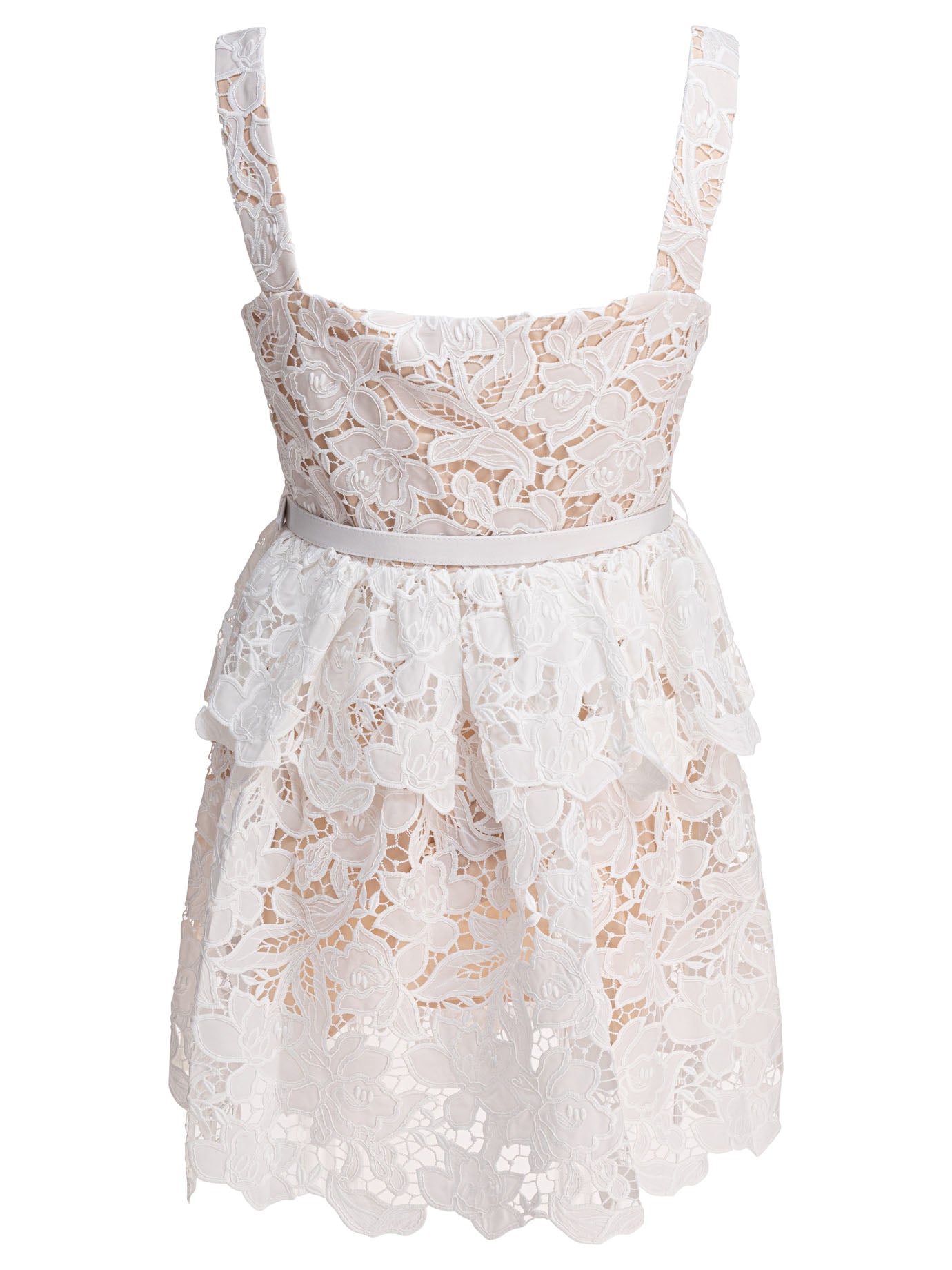 SELF-PORTRAIT Tiered Mini Dress for Women - Spring/Summer 2025