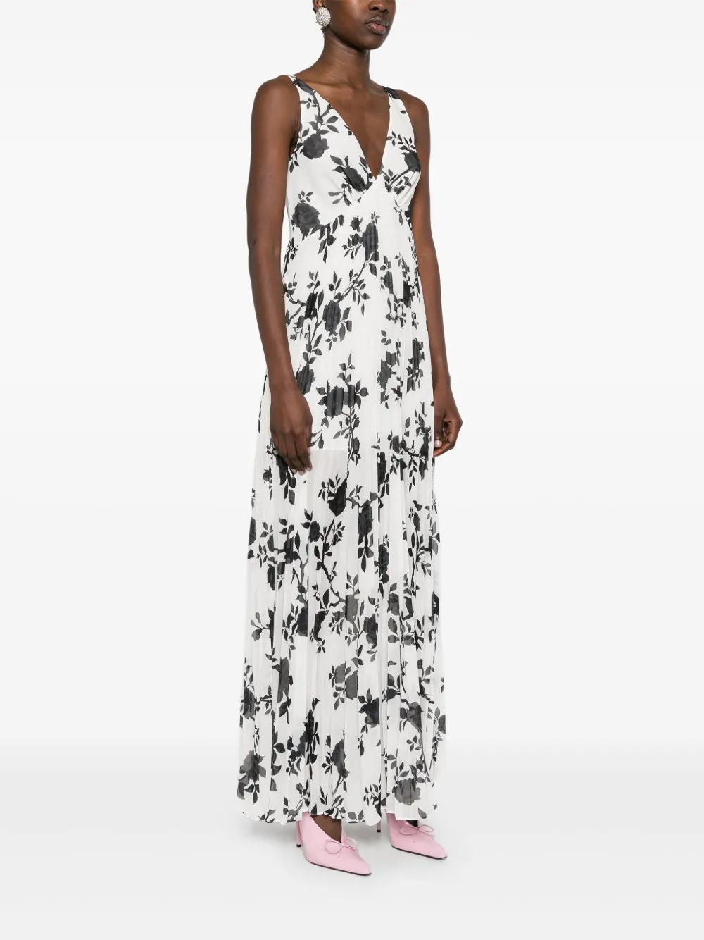 SELF-PORTRAIT Floral Strap Mini Dress