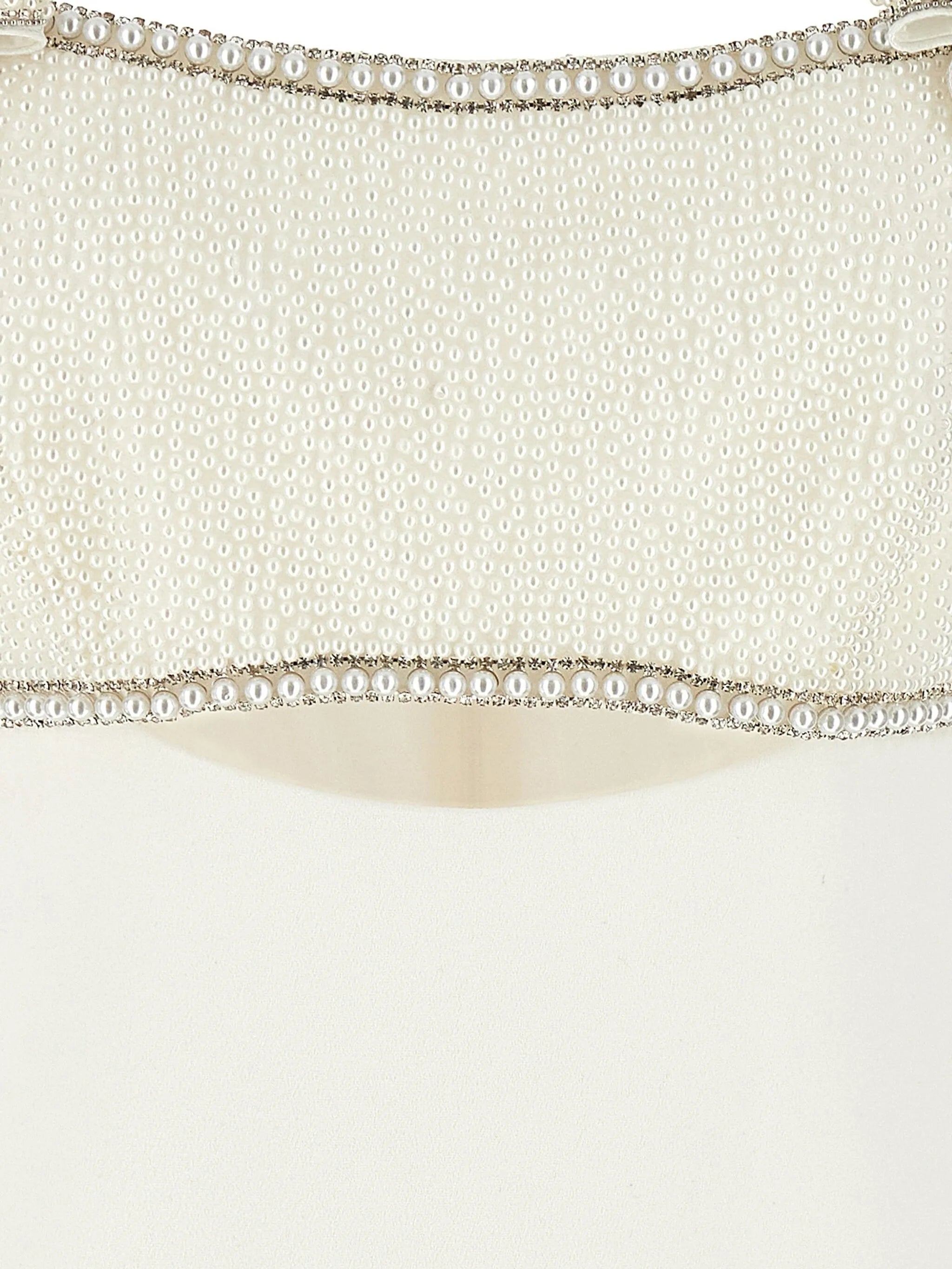 SELF-PORTRAIT Pearl Bow Mini Dress - Size 6