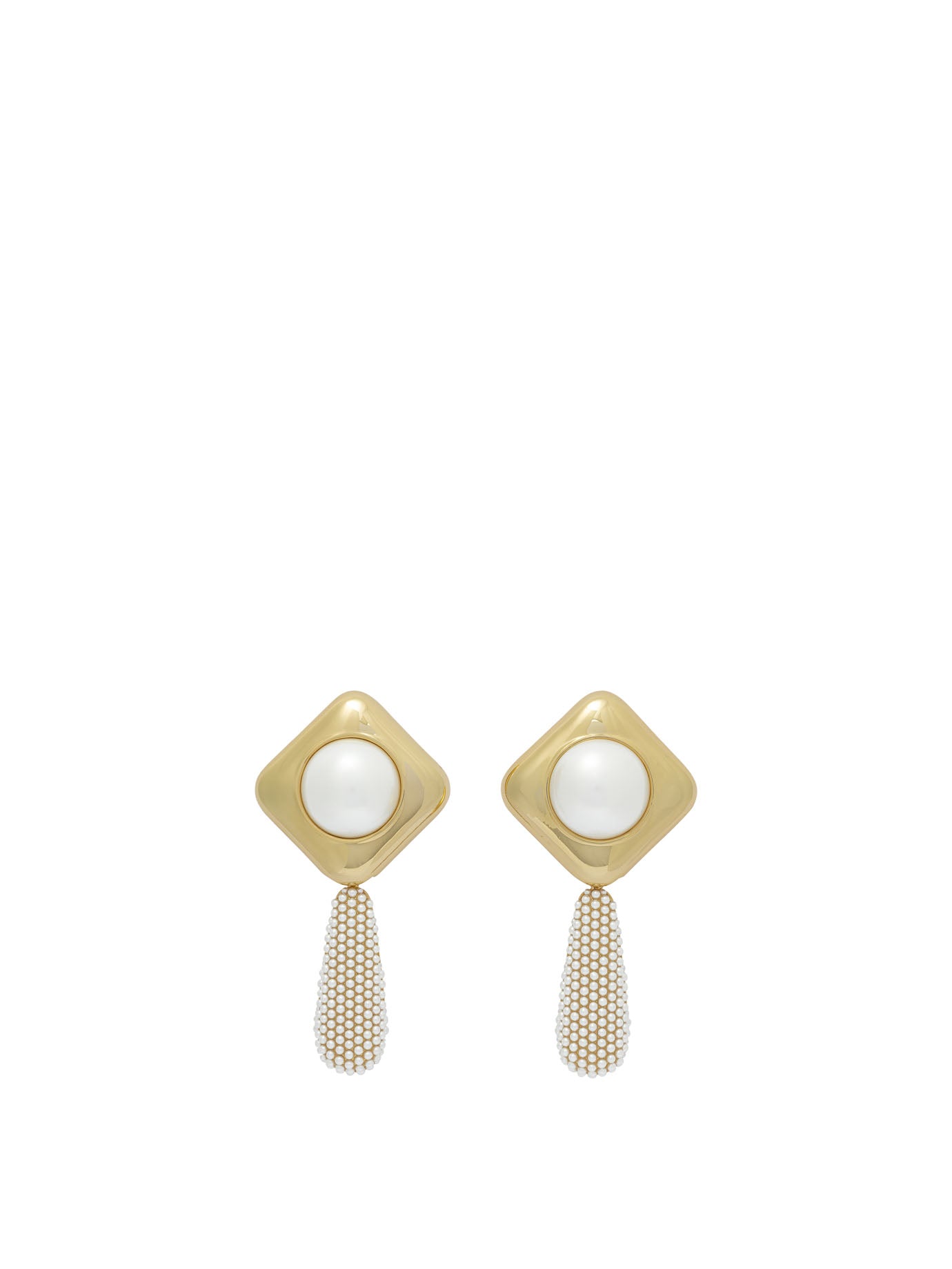 SELF-PORTRAIT Faux Pearl Mini Statement Earrings
