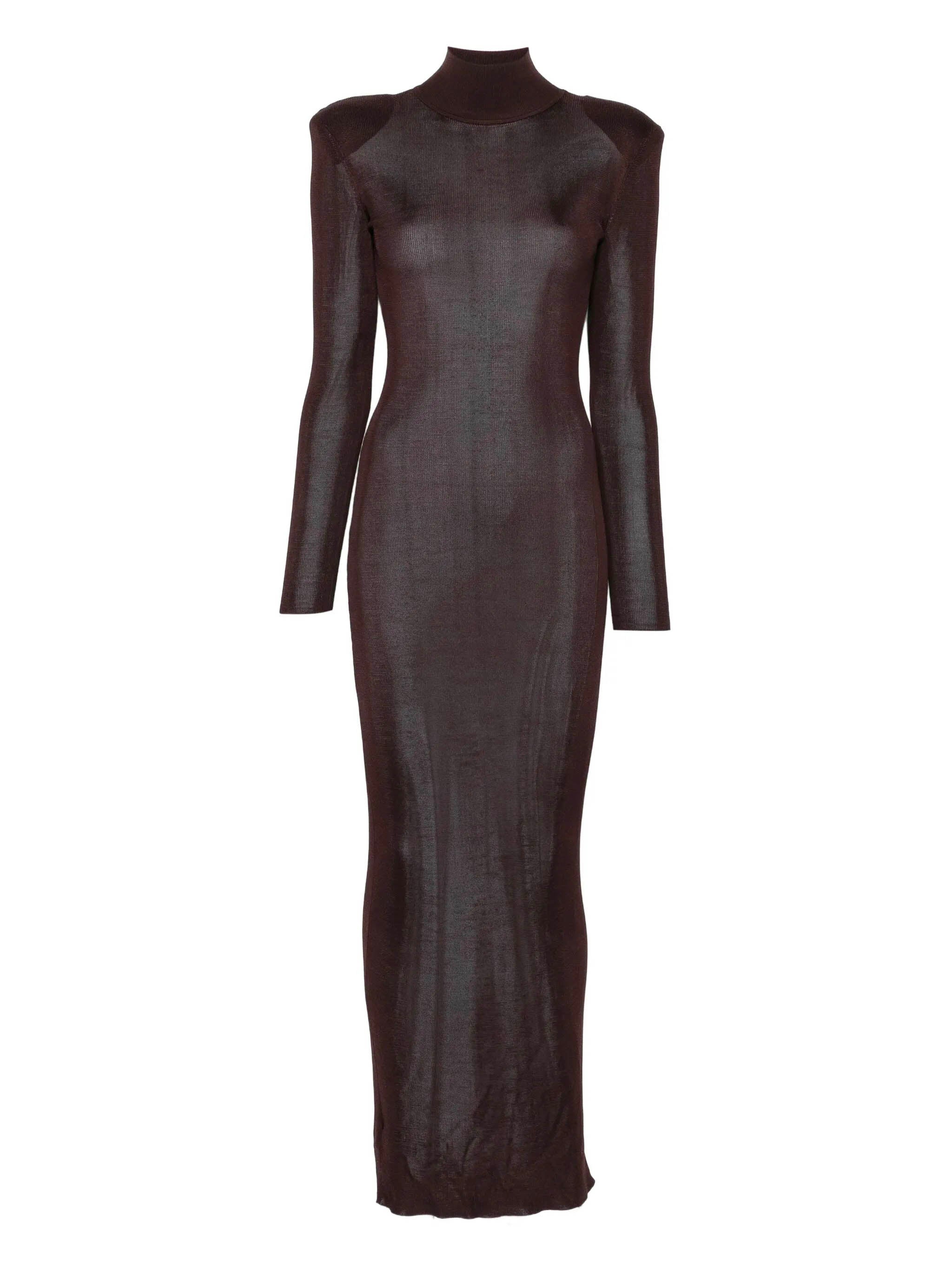 SELF-PORTRAIT Viscose Knit Maxi Dress with Removable Straps - Size S