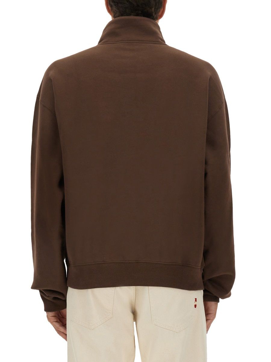 JACQUEMUS Relaxed Fit Grogain Turtleneck Sweatshirt - Size L