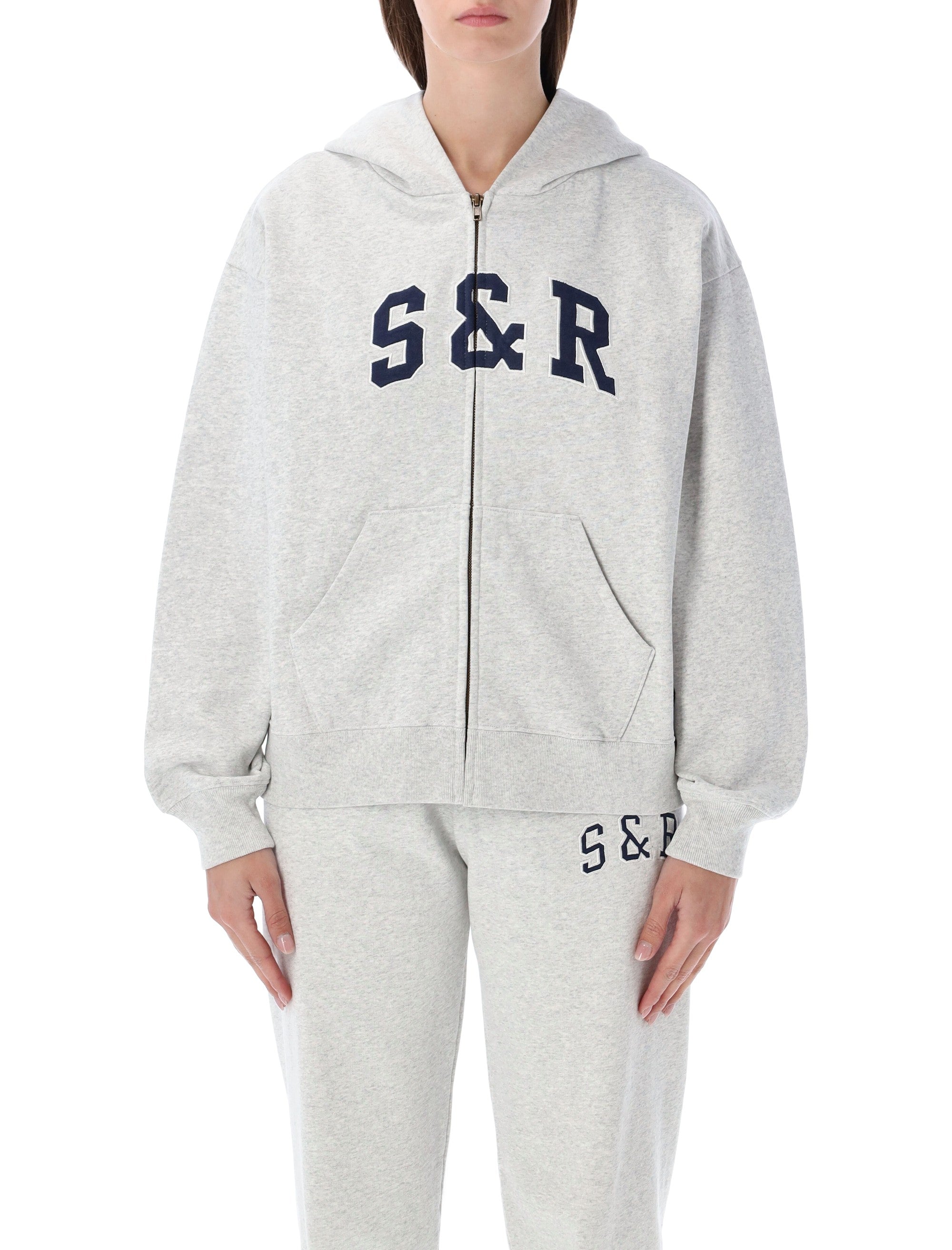 SPORTY & RICH S&R Ivy Zip Hoodie (S Size)