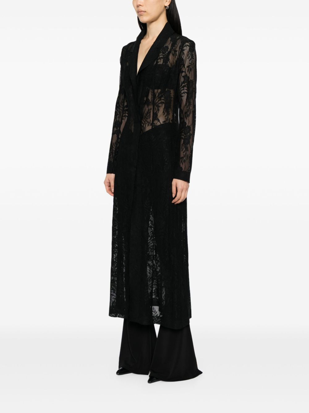 NORMA KAMALI Lace Long Jacket