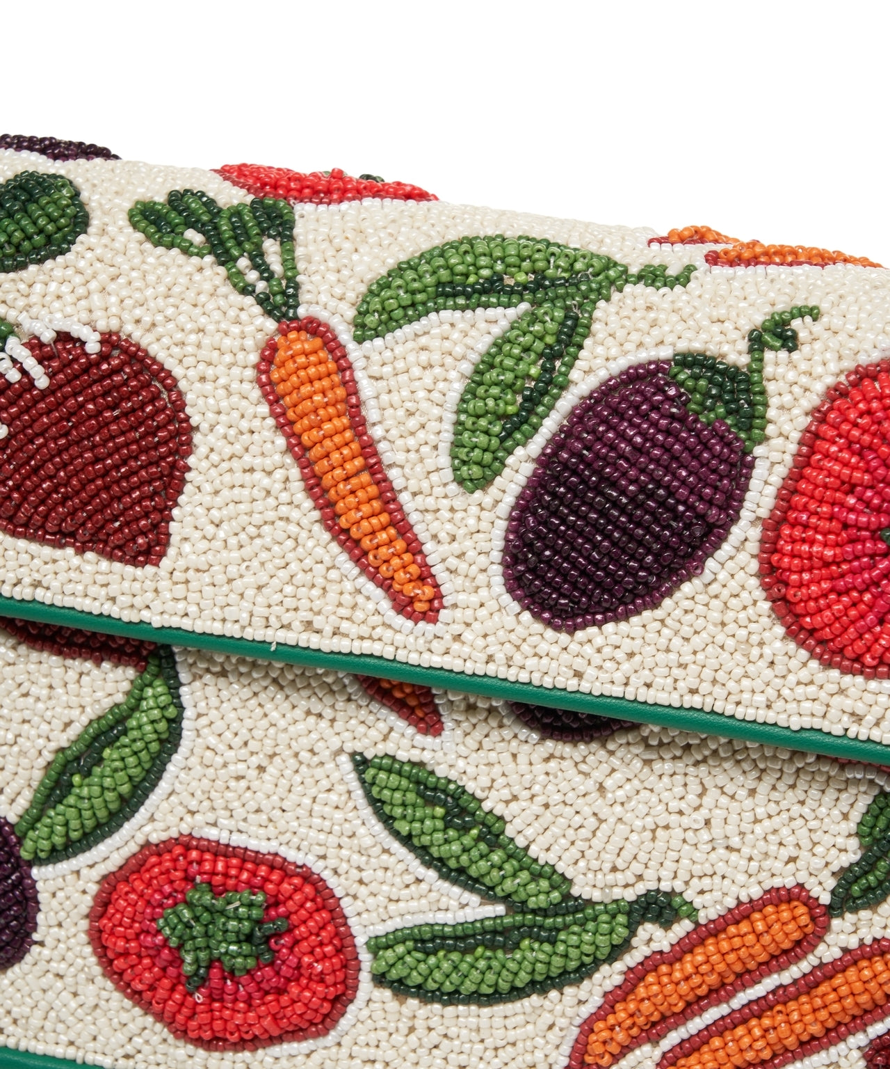 STAUD Mini Shoulder Bag with Playful Bead Embroidery (26 x 15 x 5 cm)