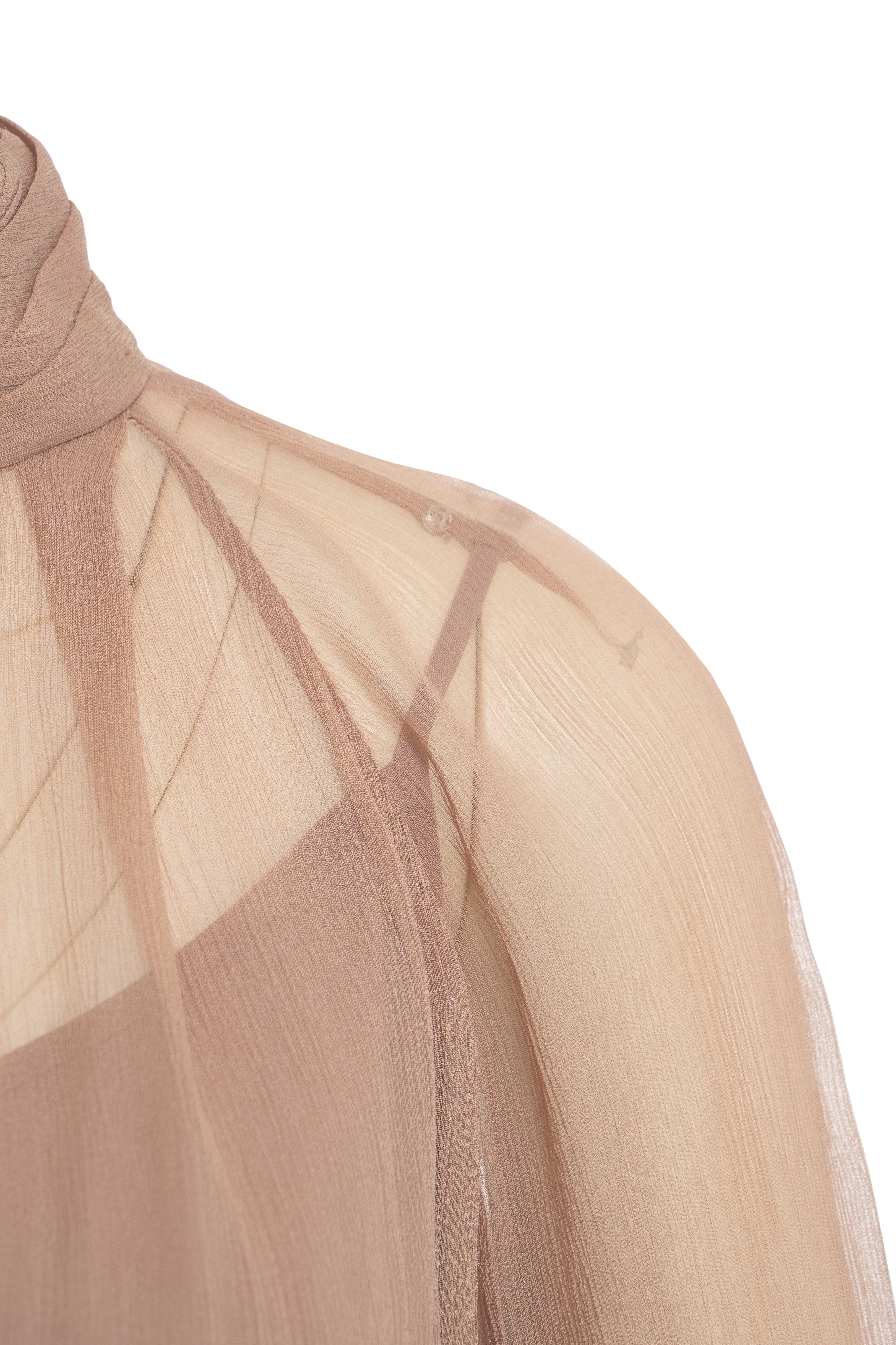 STAUD Mini Dress 'Esther' with Ruffled Collar