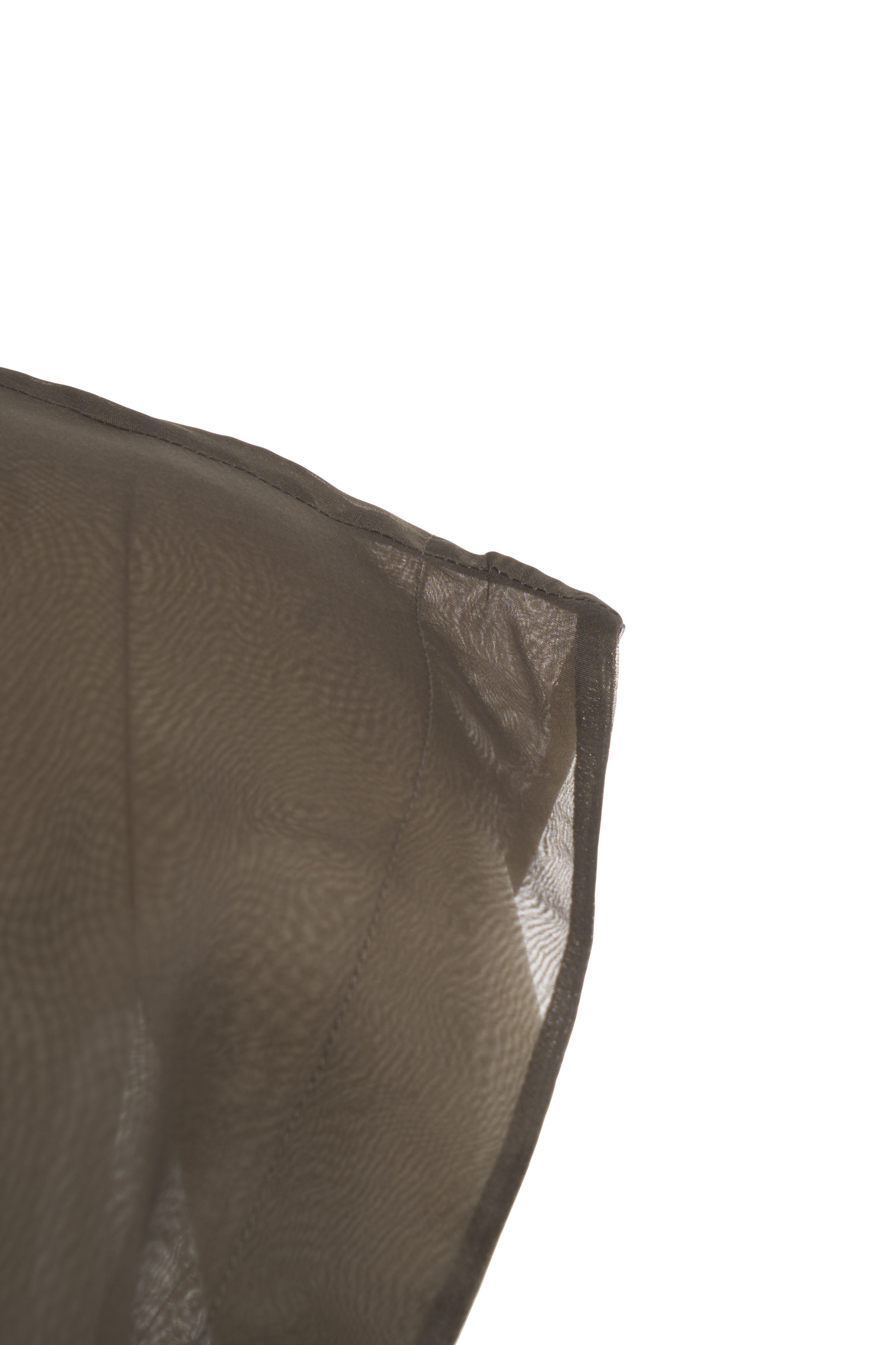 STAUD Draped V-Neck Top