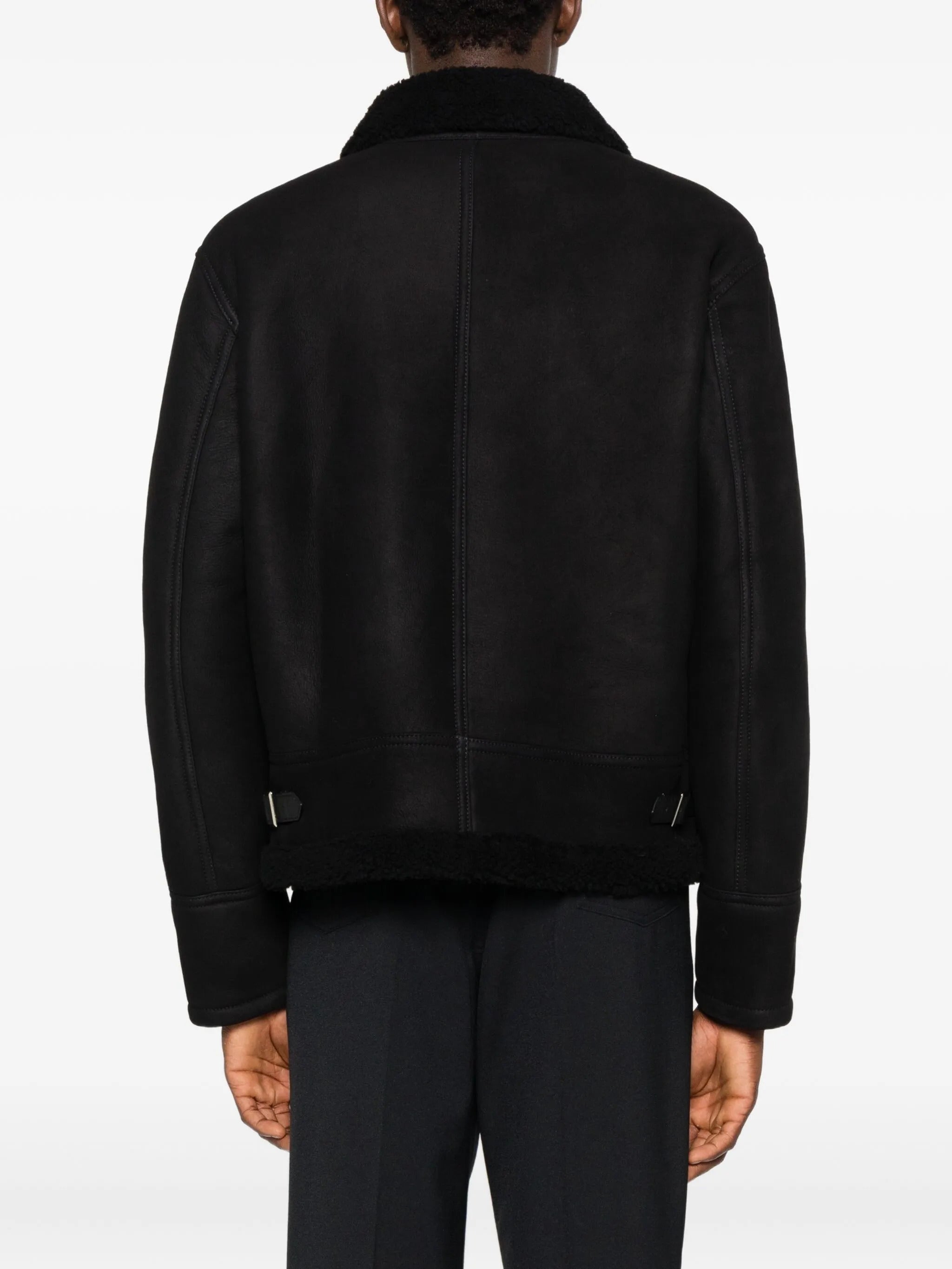 TAGLIATORE Suede Jacket with Fur Lining for Men - FW25