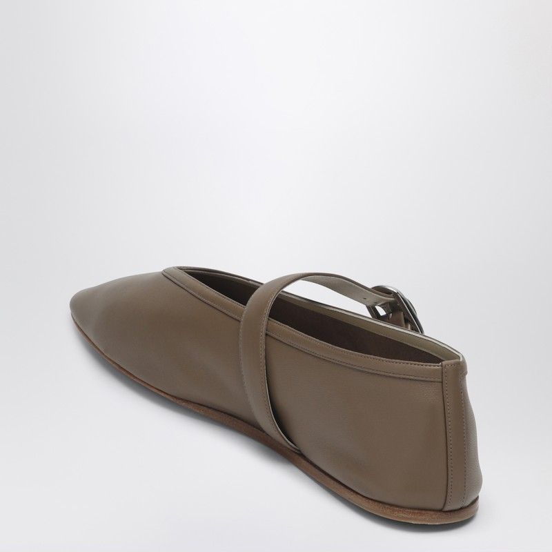 LE MONDE BERYL Adjustable Ballerina Flat with Square Toe