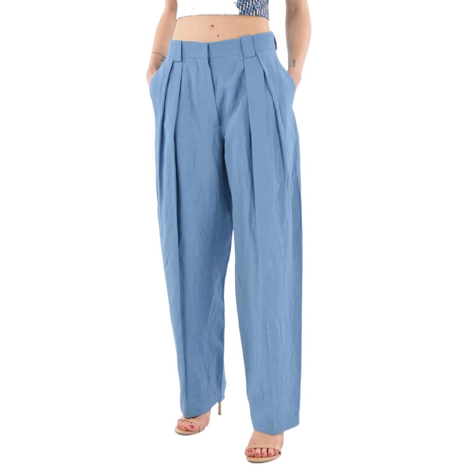 STELLA MCCARTNEY High-Waist Tailored Trousers for Women