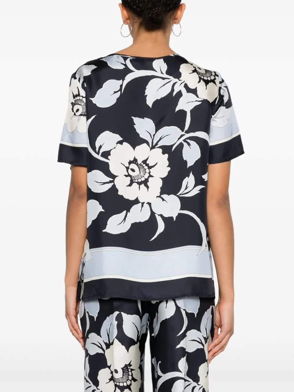 PAROSH Silk Blouse for Women - Mini Style