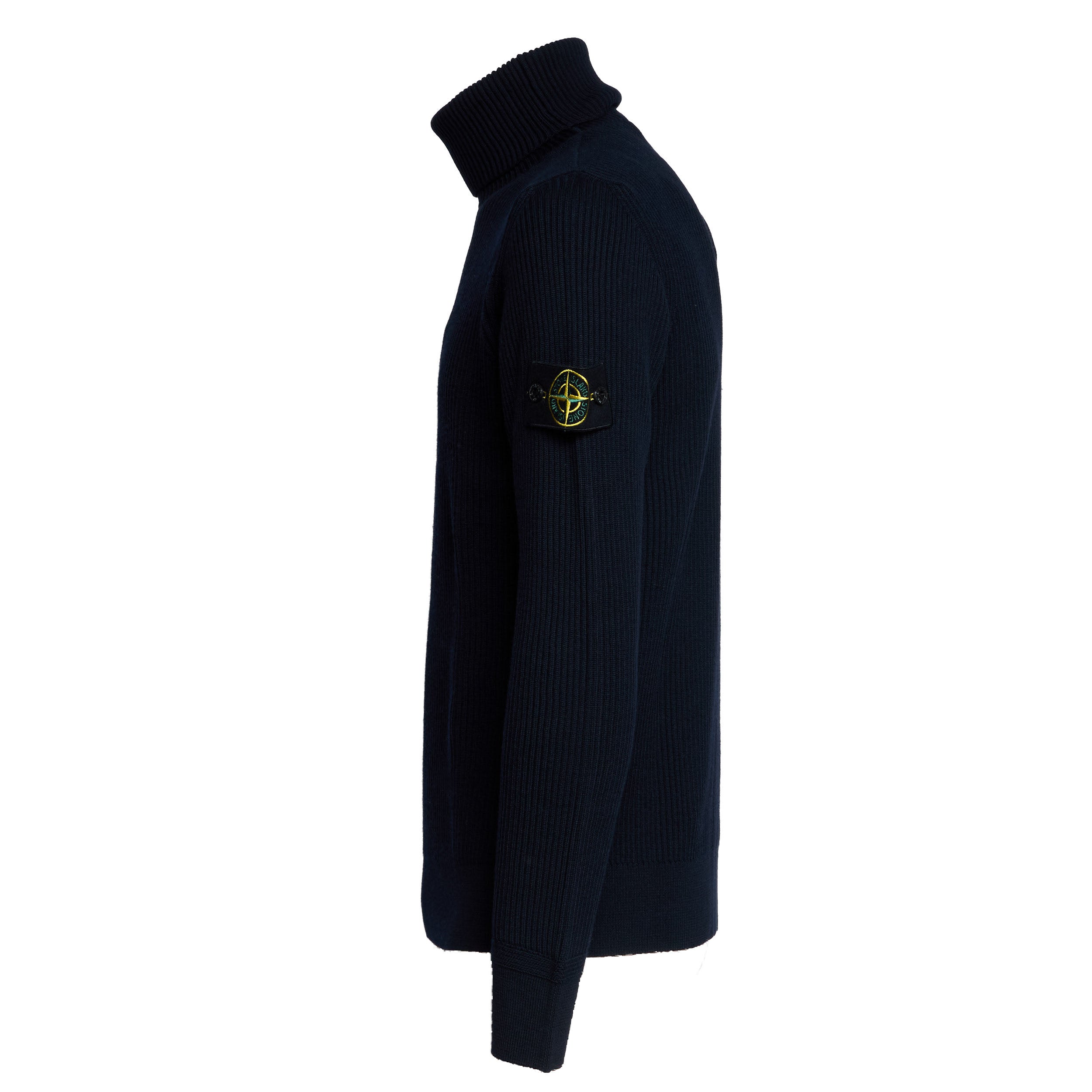 STONE ISLAND Full Rib Wool Sweater for Men