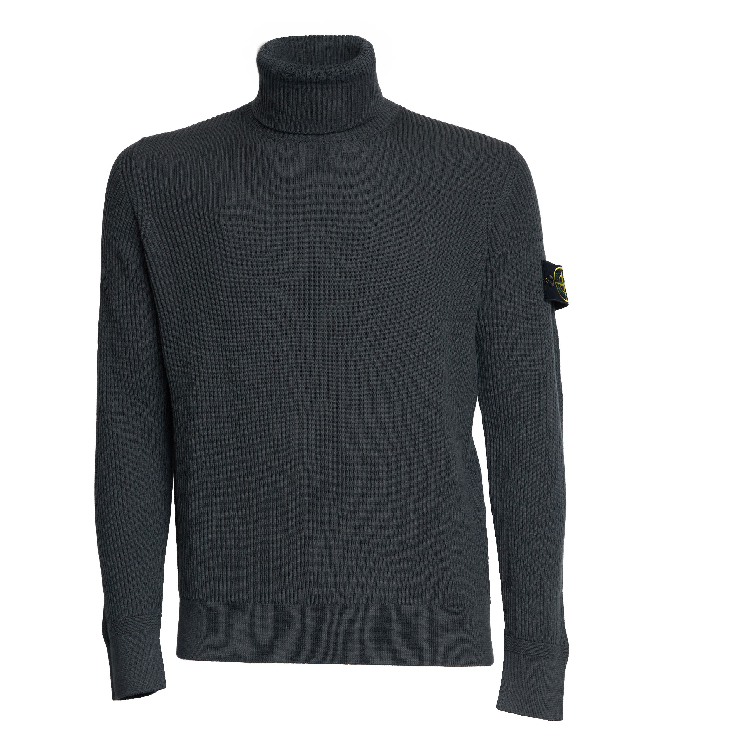 STONE ISLAND Dolcevita Full Rib Wool Sweater