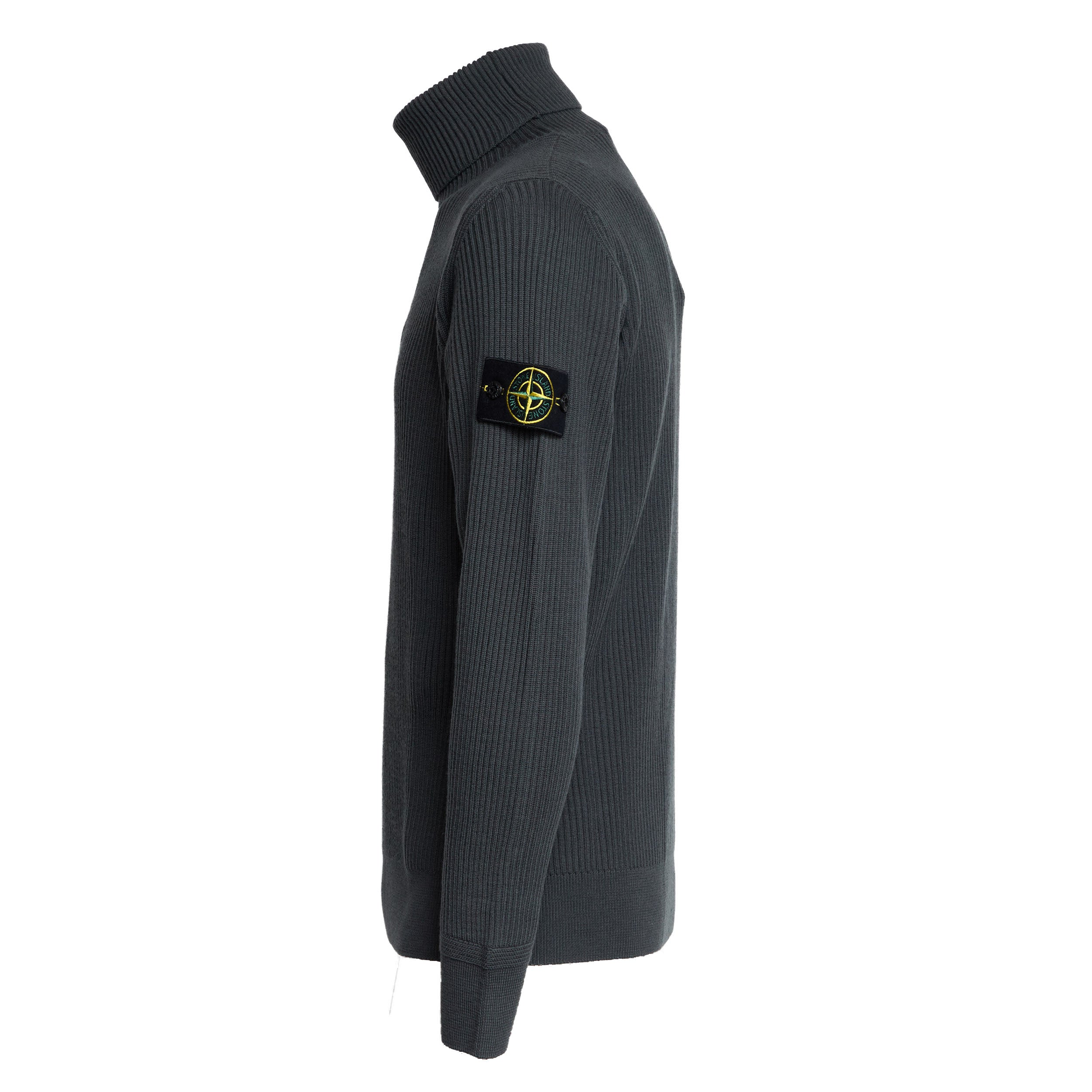 STONE ISLAND Dolcevita Full Rib Wool Sweater