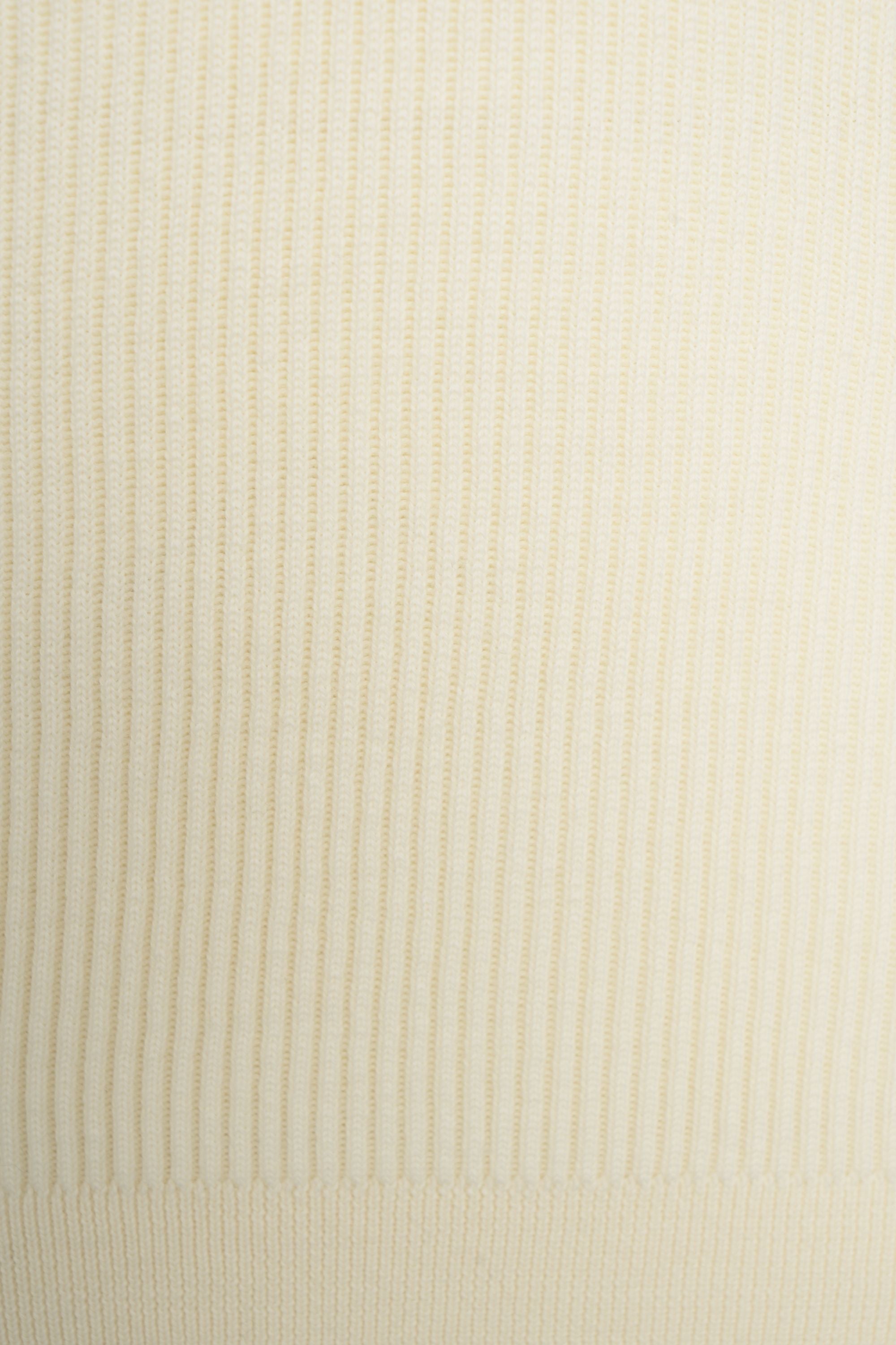 STONE ISLAND Ribbed Turtleneck Sweater with Logo Patch for Men