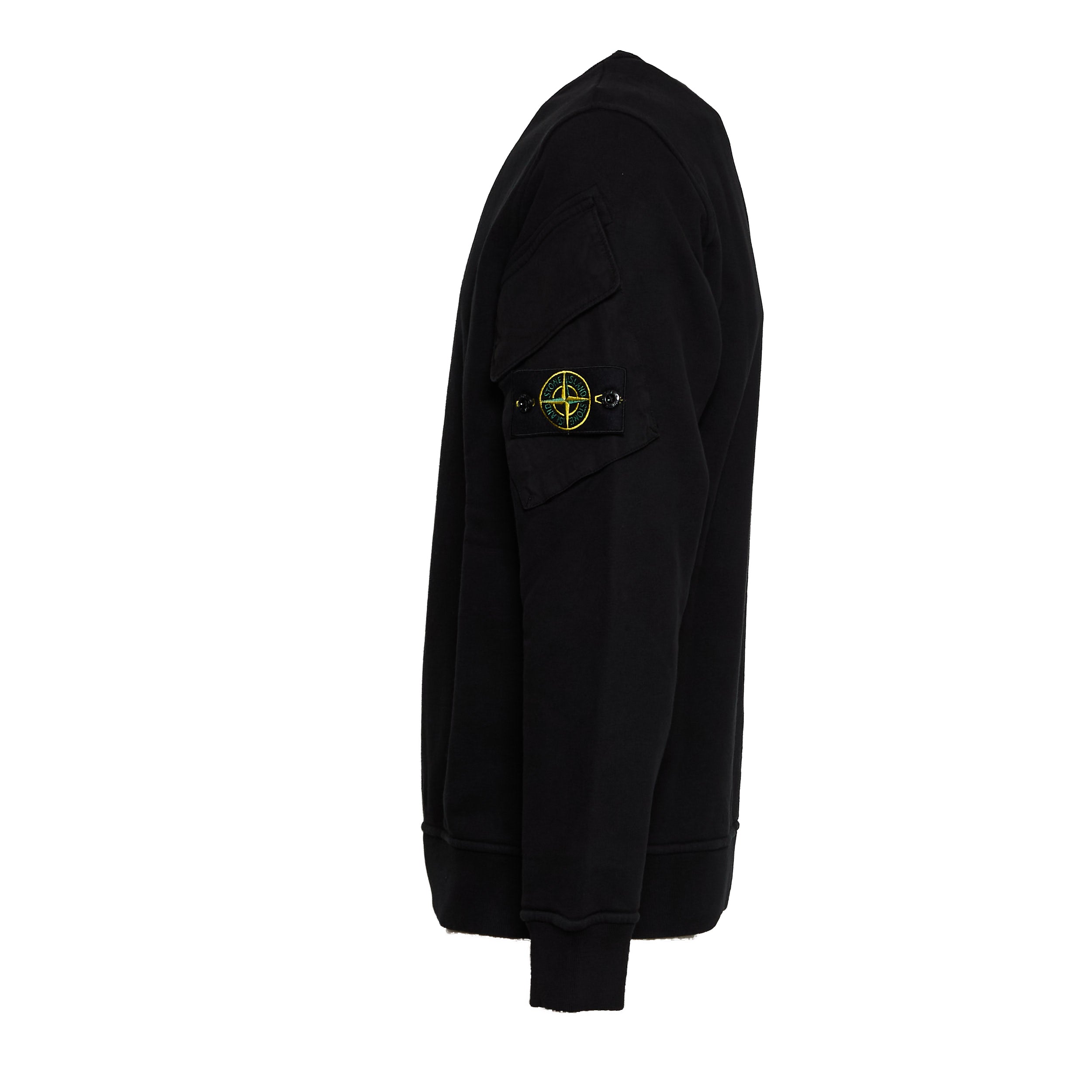 STONE ISLAND Brushed Organic Cotton Fleece Sweatshirt - Regular Fit