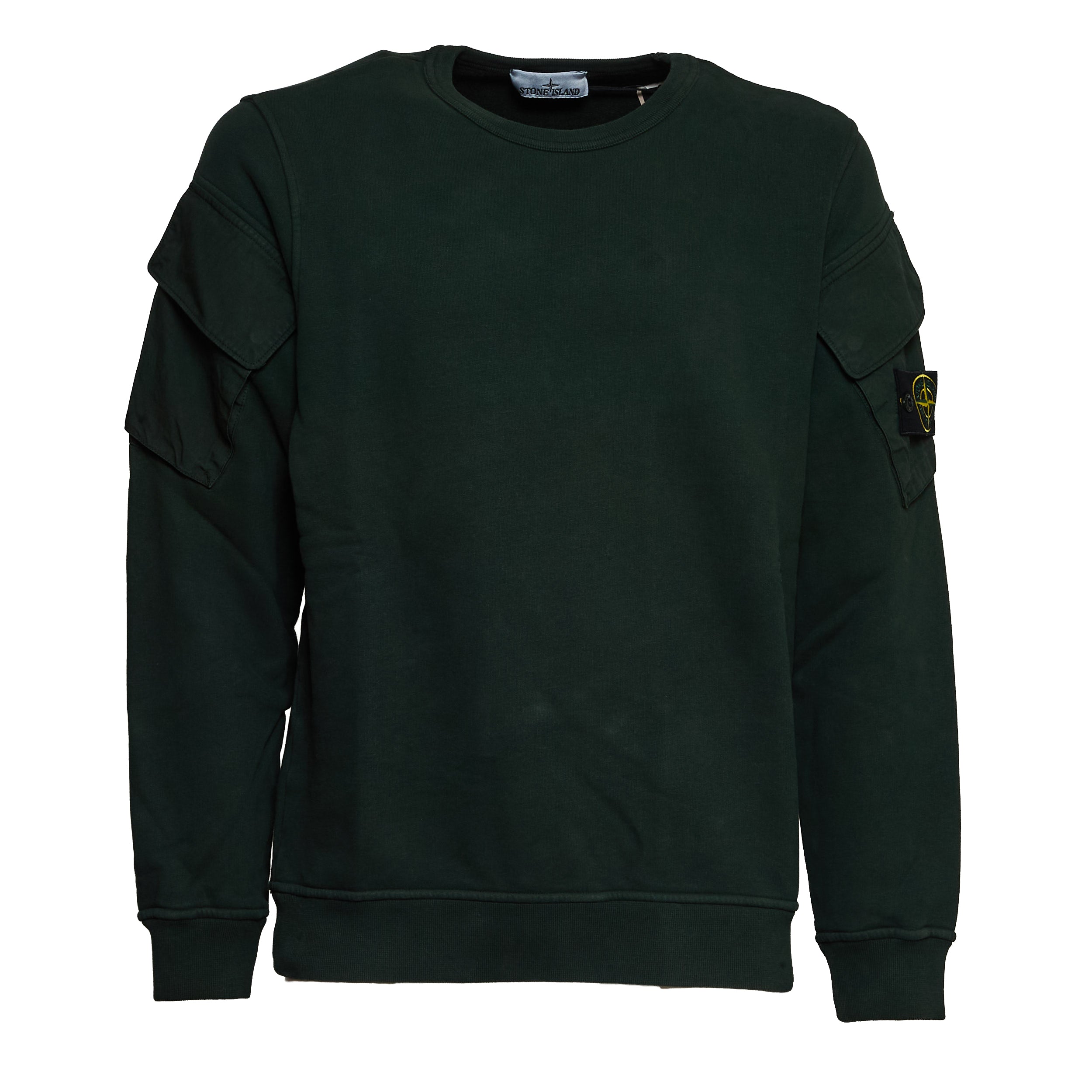 STONE ISLAND Brushed Organic Cotton Fleece Sweatshirt - Regular Fit