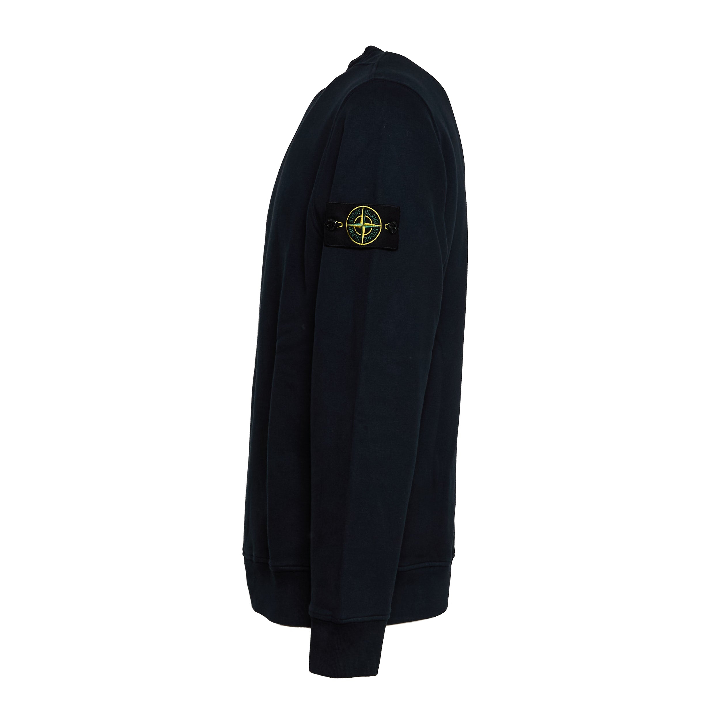 STONE ISLAND Men's Regular Fit Brushed Organic Cotton Fleece Sweatshirt