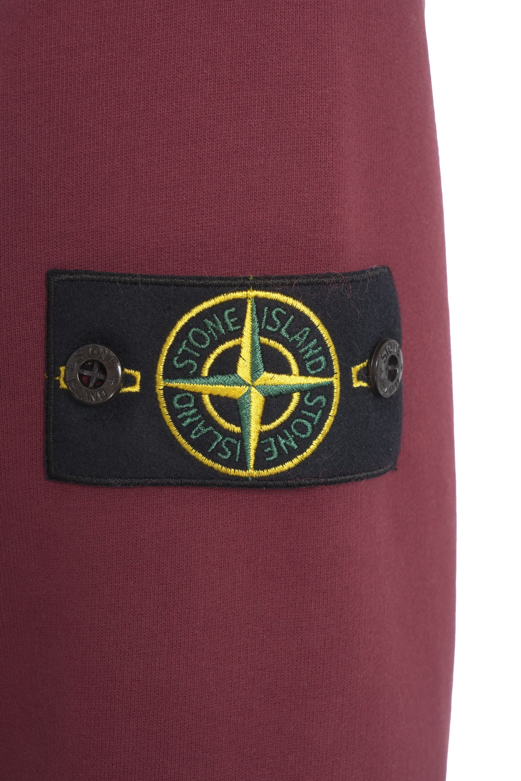 STONE ISLAND Comfortable Loose Fit Hoodie with Logo Patch